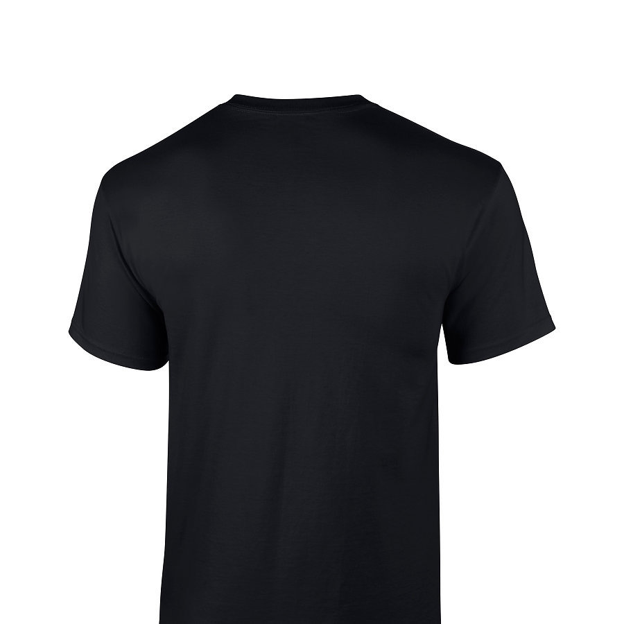 Etihad Airways Gold Logo United Arab Emirates Airline Black Cotton T-shirt