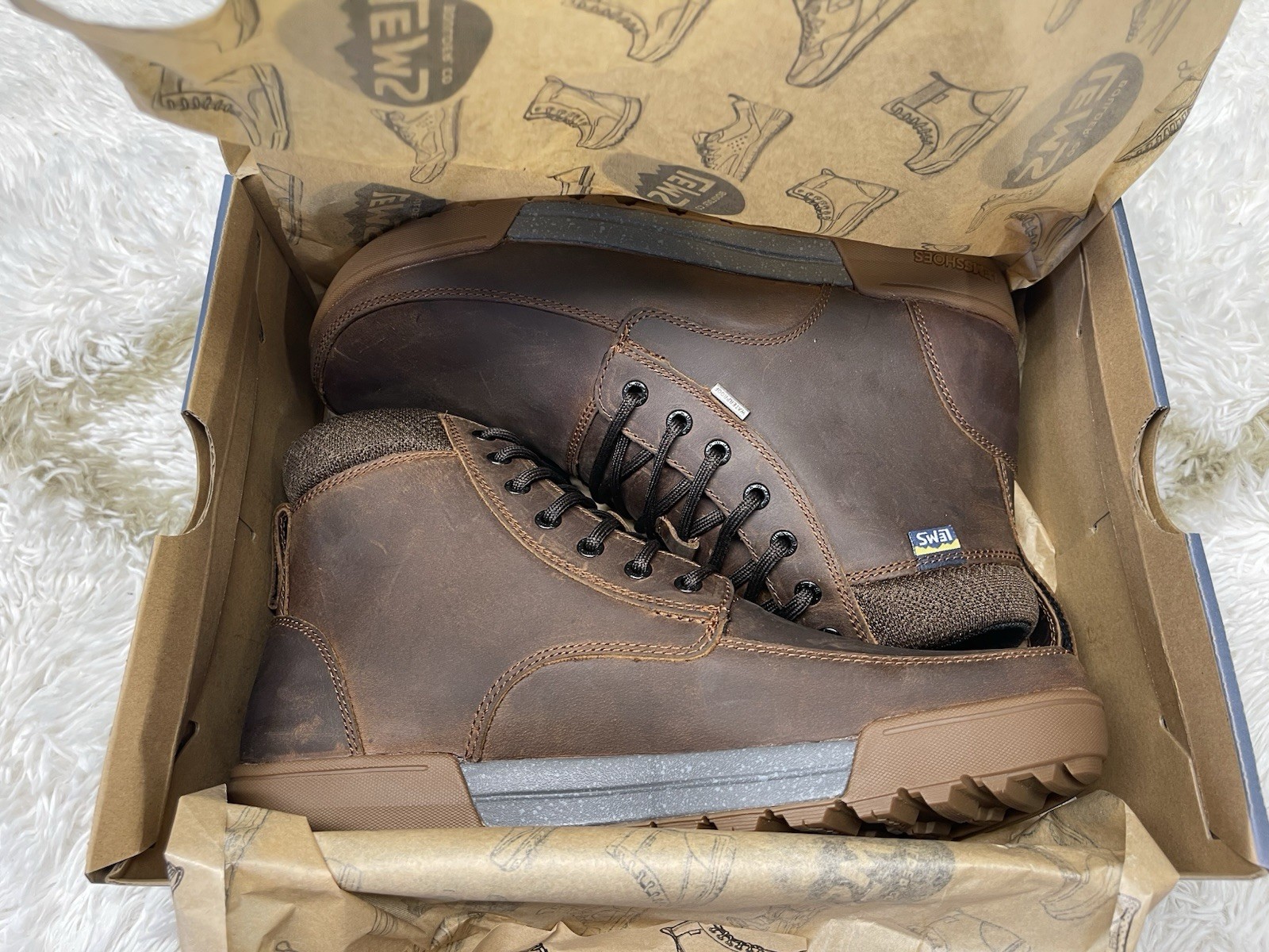 🧡NIB*Lems Boulder Summit Waterproof Men’s Size 11 Full-Grain Leather Boot $210