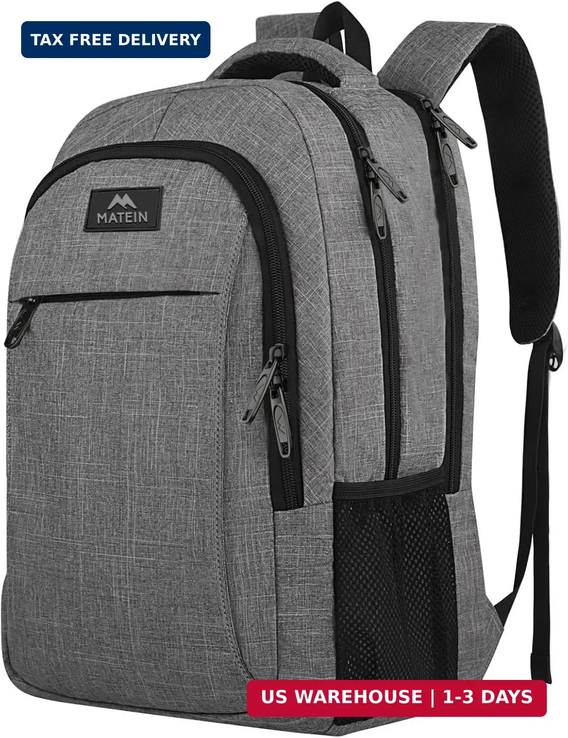MATEIN Travel Laptop Backpack, Business Anti Theft Slim Sturdy Laptops Backpack