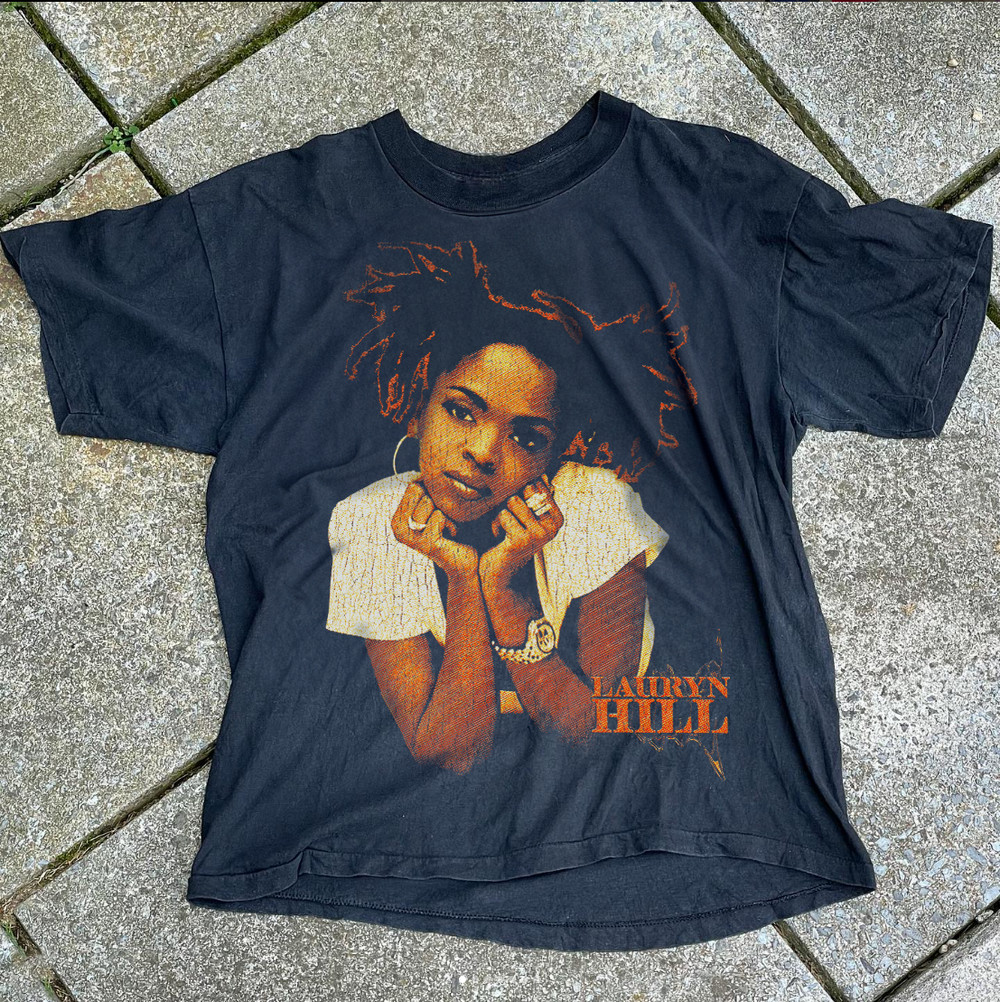 1999 Lauryn Hill – Miseducation Tour Aged T-Shirt Black M