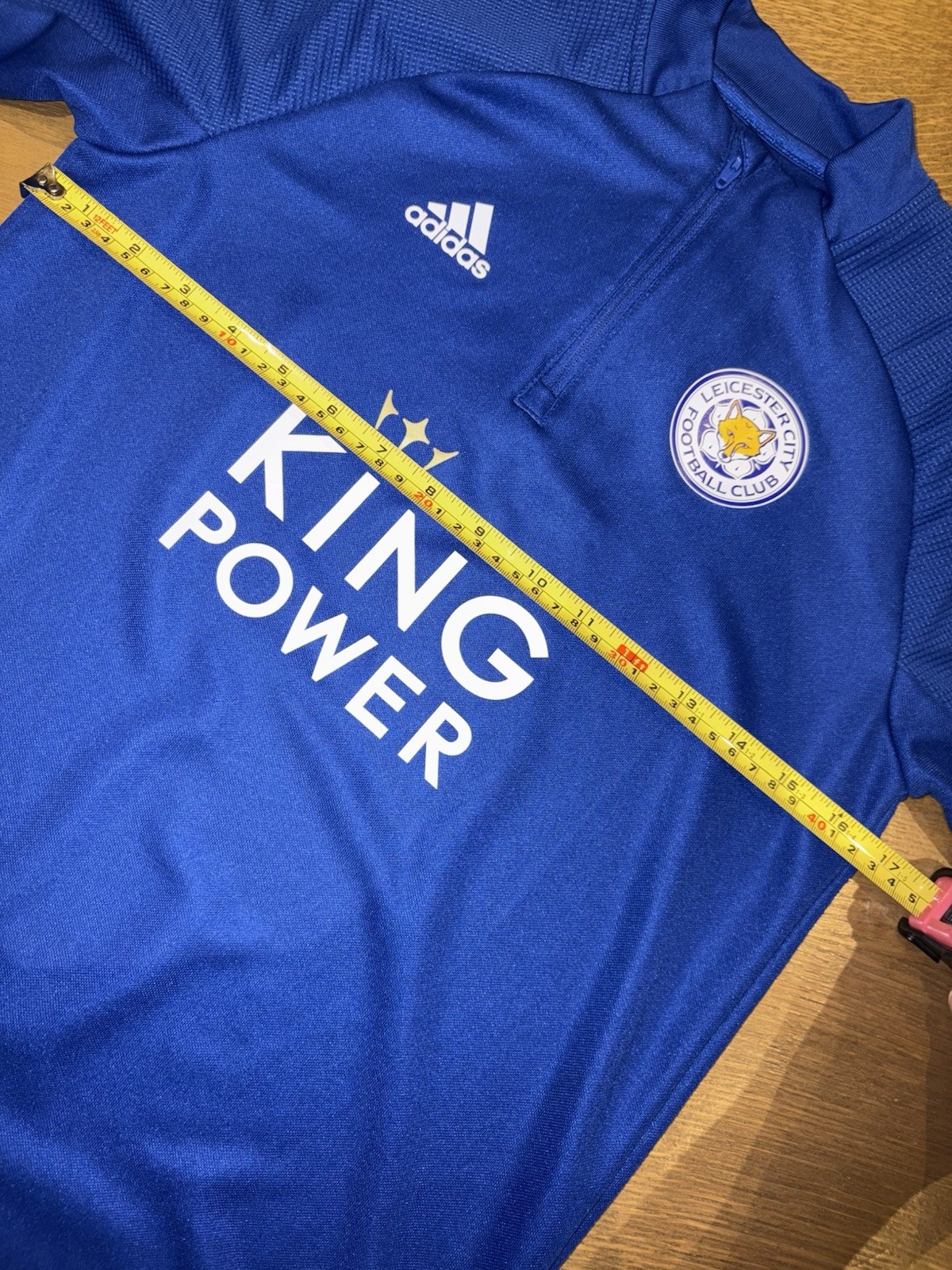 Adidas Leicester City FC AEROREADY Quarter Zip Training Top Youth 11-12Y Soccer