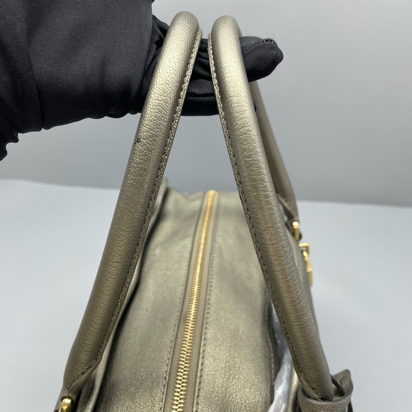 Loewe Pre-Owned Authentic Satchel 35*21*14cm Metal Free Tracked Shipping