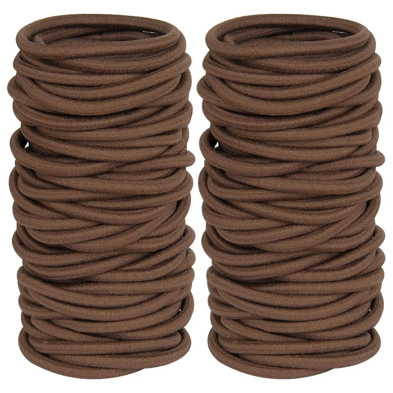 10/50Pcs 4Mm Mix Color Black No Damage Elastics Hair Ties Bands Leagues Pony Tai