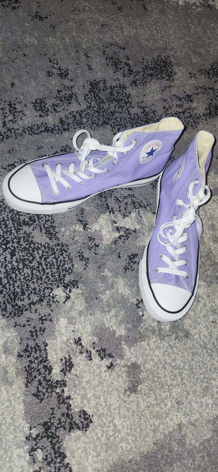 Converse All Star Chunck Taylor, Lavander Glo, Unisex, Size 11 Men, 13 Women US