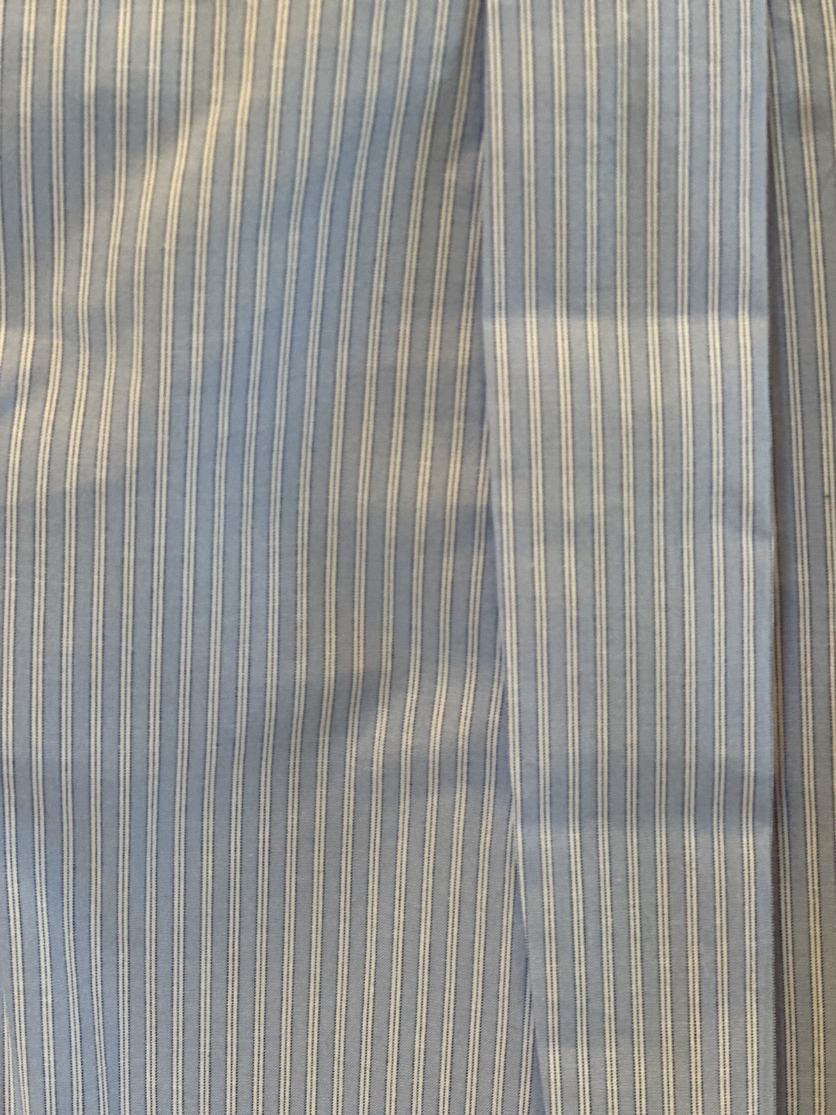 JMcLaughlin Blue w White Stripes Button Down Medium