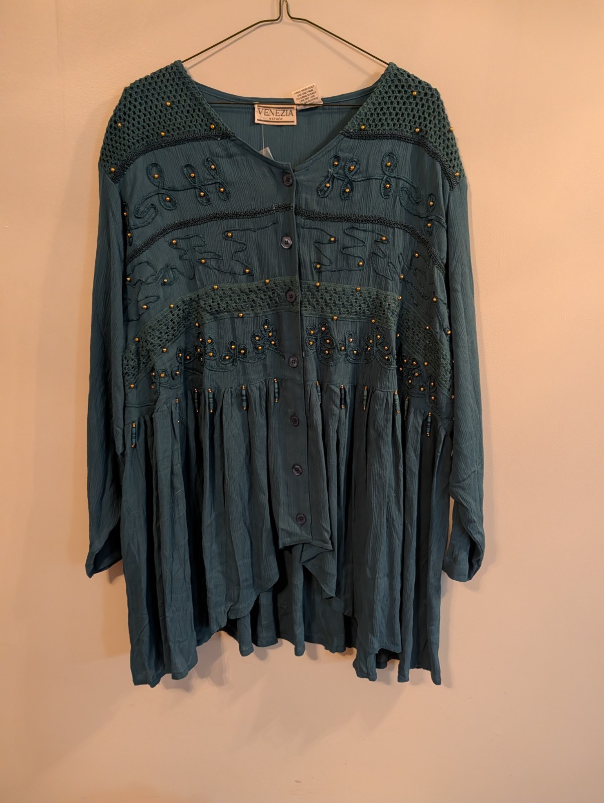 Beautiful Venezia Tunic Unique Beading 1xl