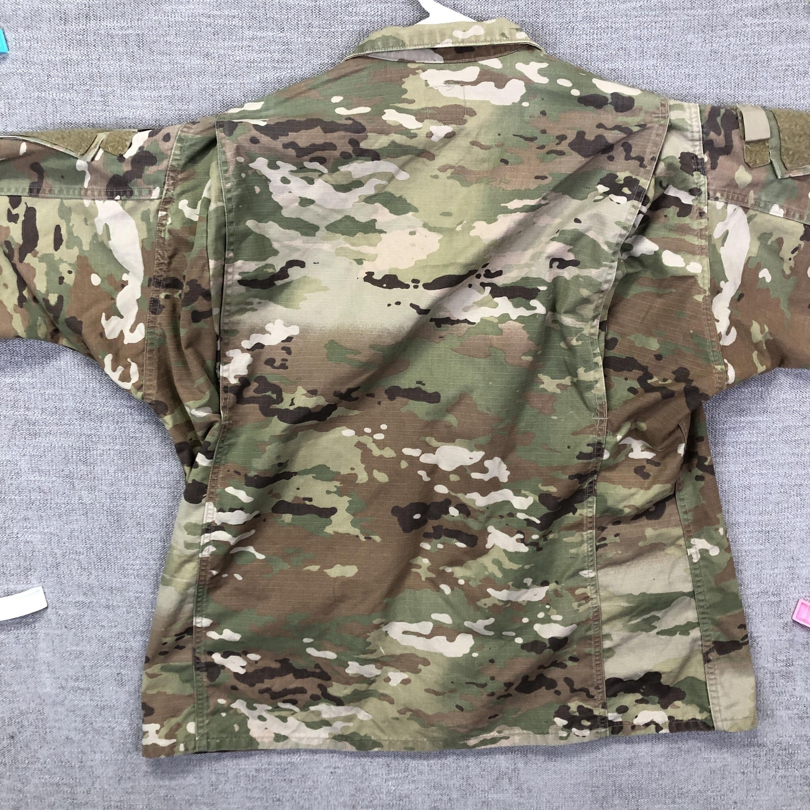 US Army OCP Camo Jacket Mens L Regular ACU Combat Uniform Insect Shield