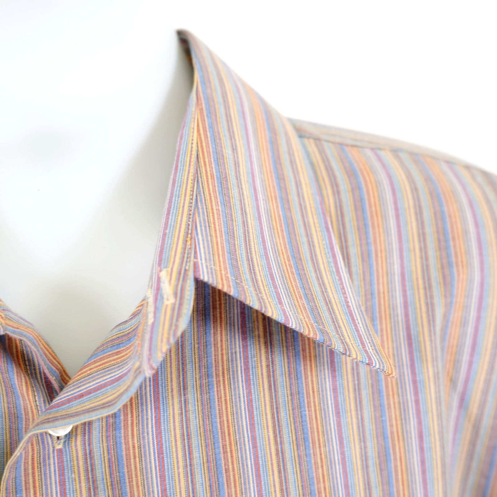 Bergamo New York Sport XL Multi-Colored Cotton Polyester Collared Dress Shirt