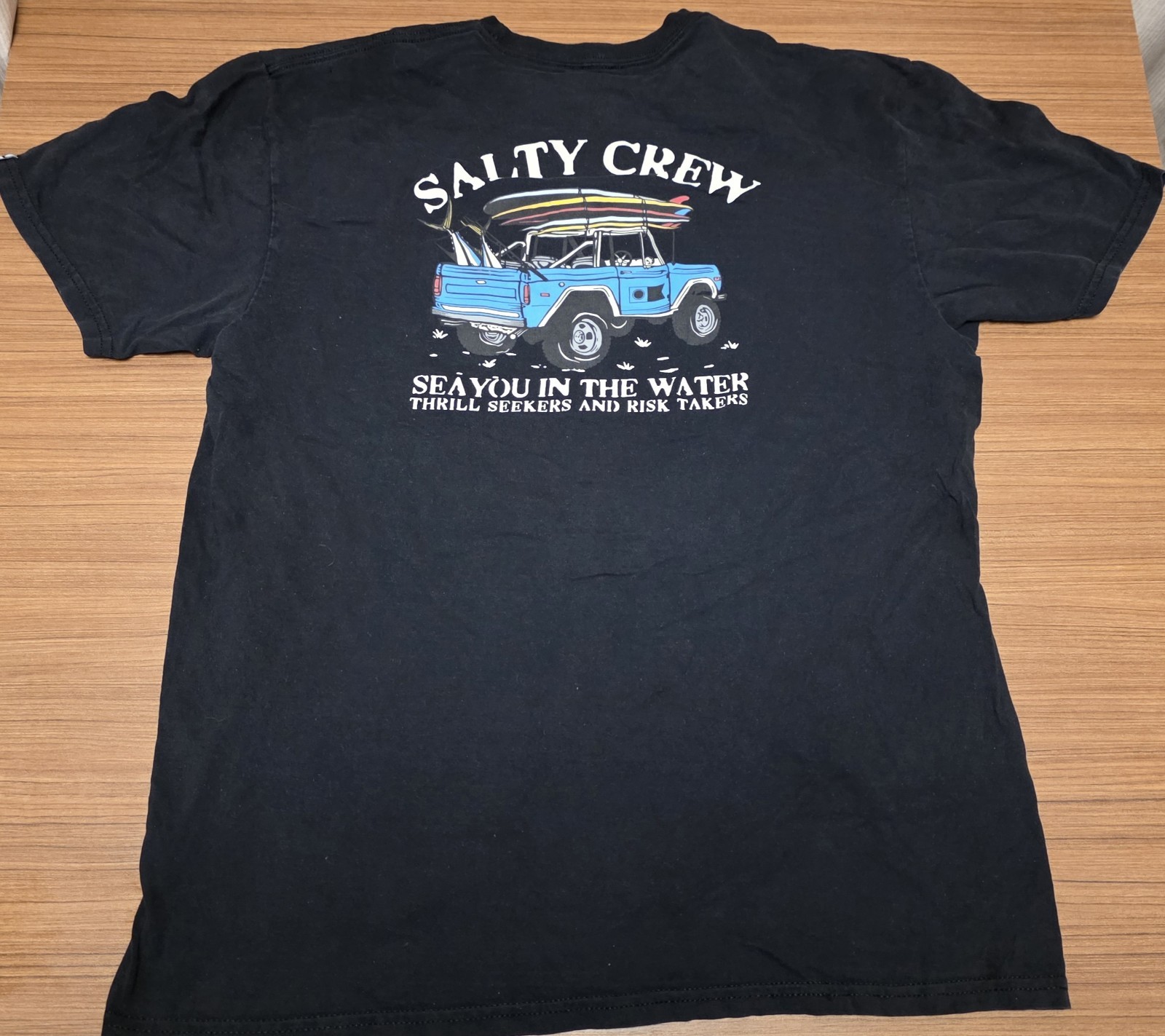 Salty Crew Men’s Off Road T-Shirt Black Large