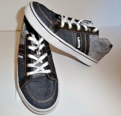 Levi’s Shoes Women’s Size 8 or Kids Size 5.5 Gray Denim Canvas Casual Comfort
