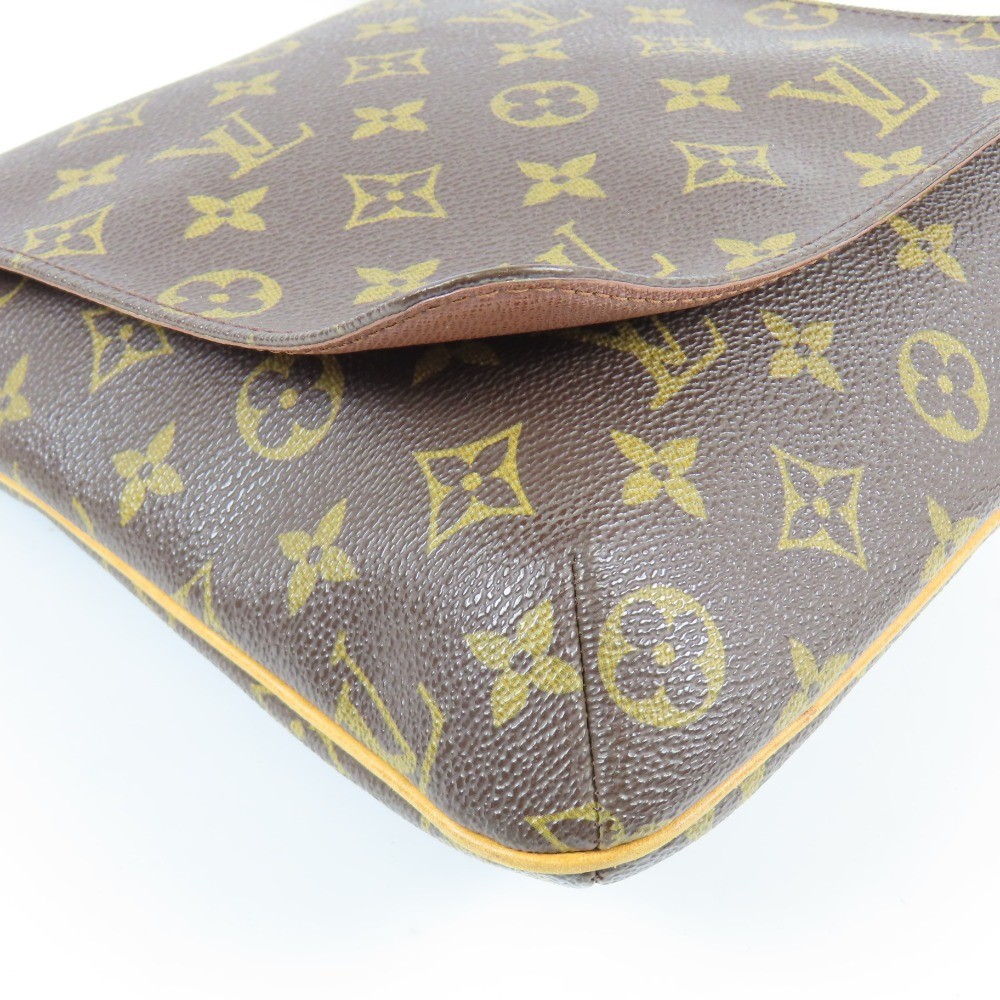 LOUIS VUITTON Monogram Musette Salsa Short Vintage Shoulder Bag Brown 103328