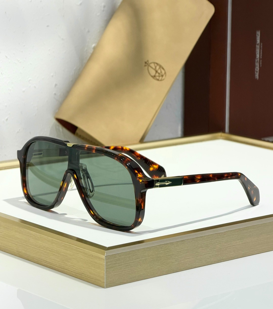 Luxury Jacques Marie Mage KUROKAWA Shield Sunglasses Size 129 x 151