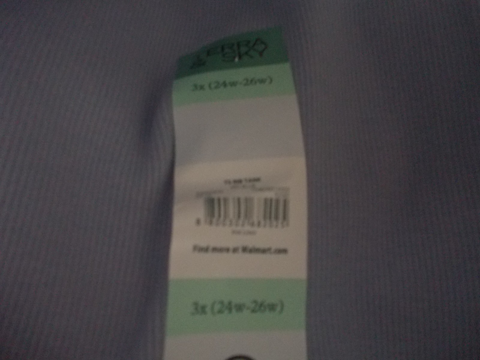 NWT TERRA & SKY Iris Blue Scoop Neck Sleeveless Ribbed Tank Top Sz 3X (24/26)