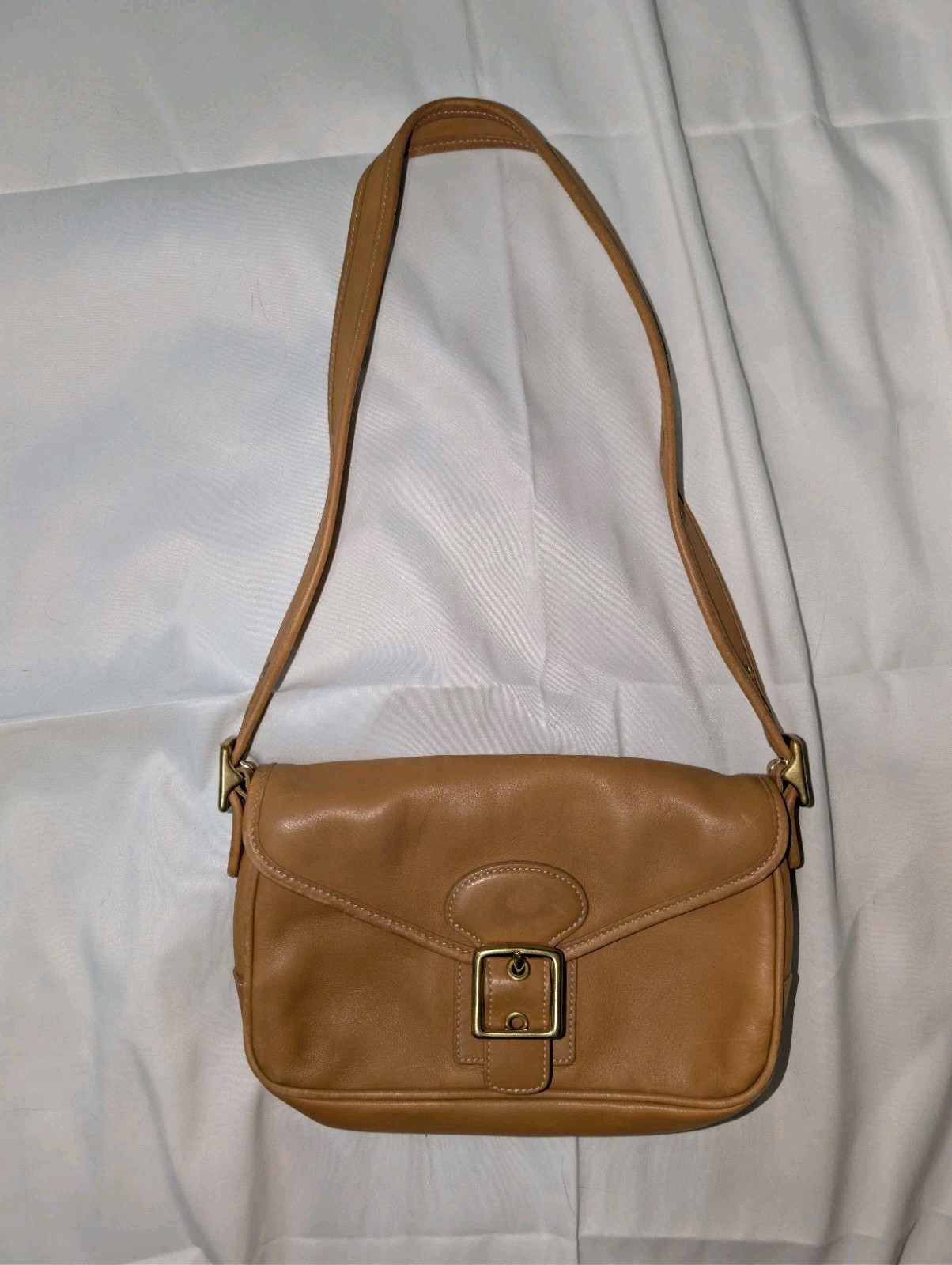 COACH Y2K Vintage Soho Small Brown Leather Shoulder Bag RARE 9127 Designer