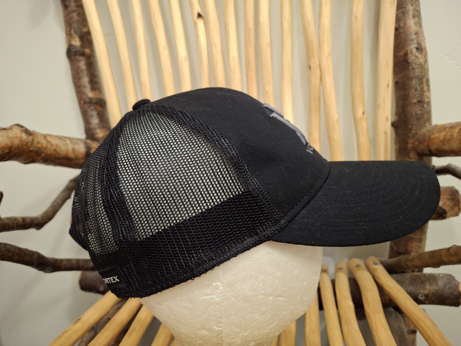 VORTEX Hat Snapback Cap Mesh Back Black NWOT Genuine