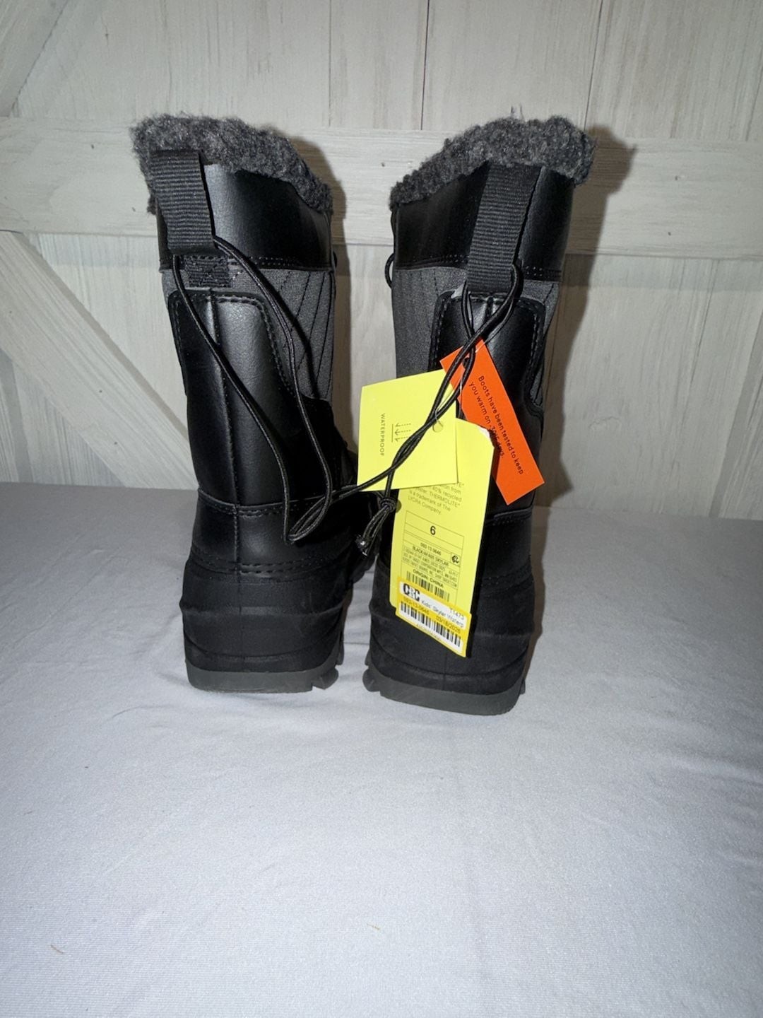 All In Motion Kids’ Skylar Lace-Up Waterproof Winter Boots (b1)