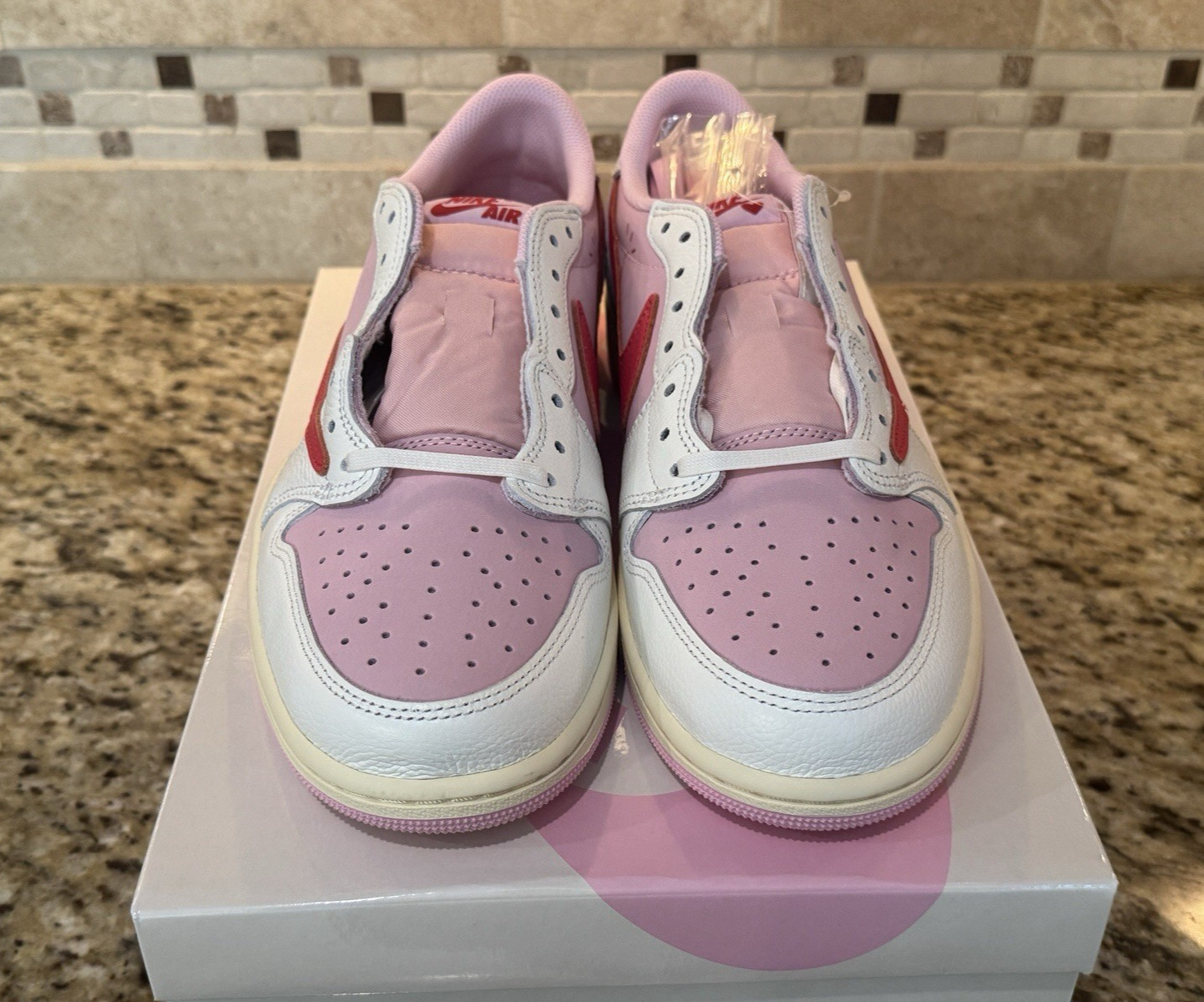 Travis Scott x Air Jordan 1 Low OG SP Tropical Pink US Size 11 IQ7604-101✅