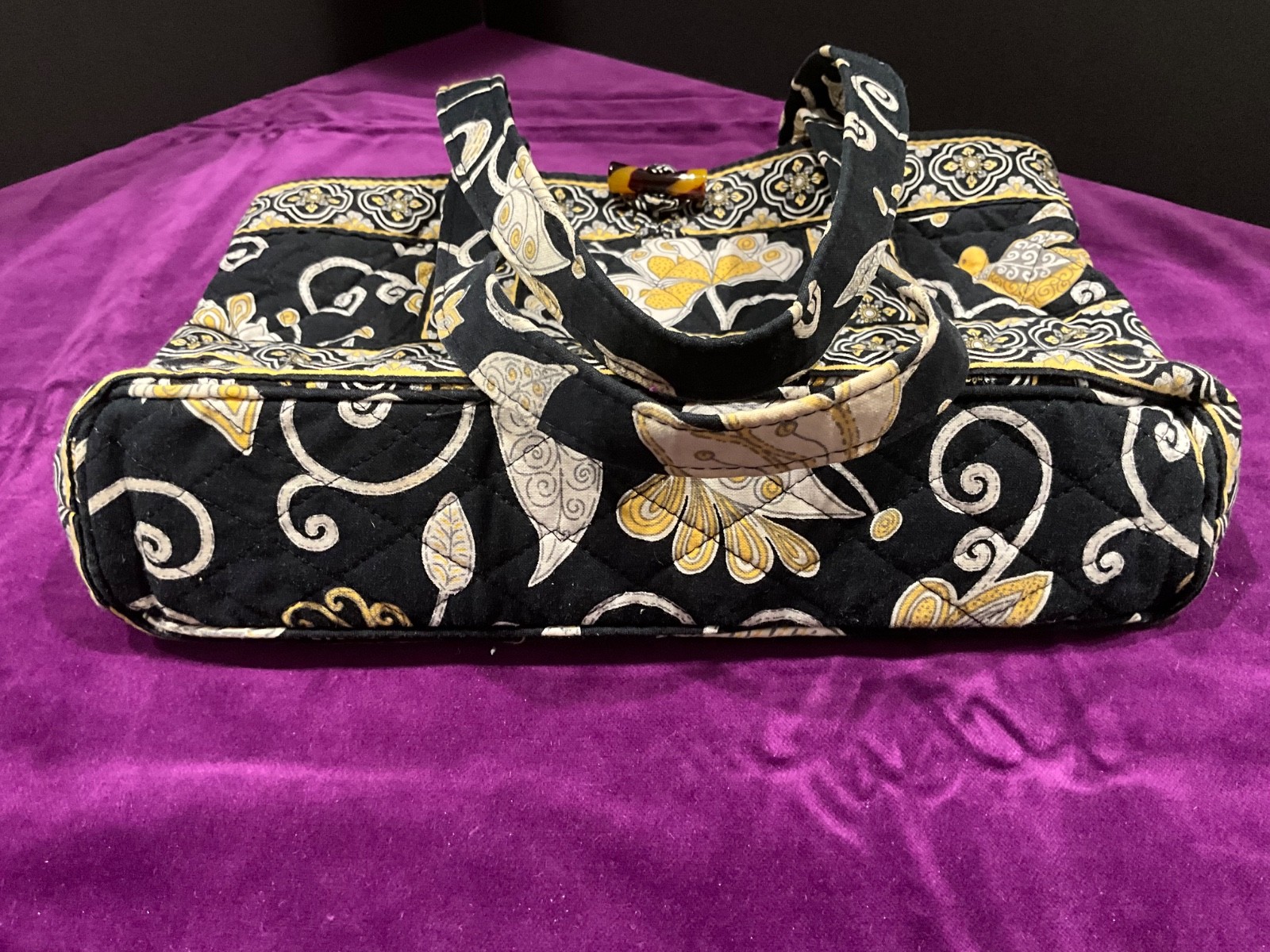 Vera Bradley Coral Purse & Black and Yellow Purse