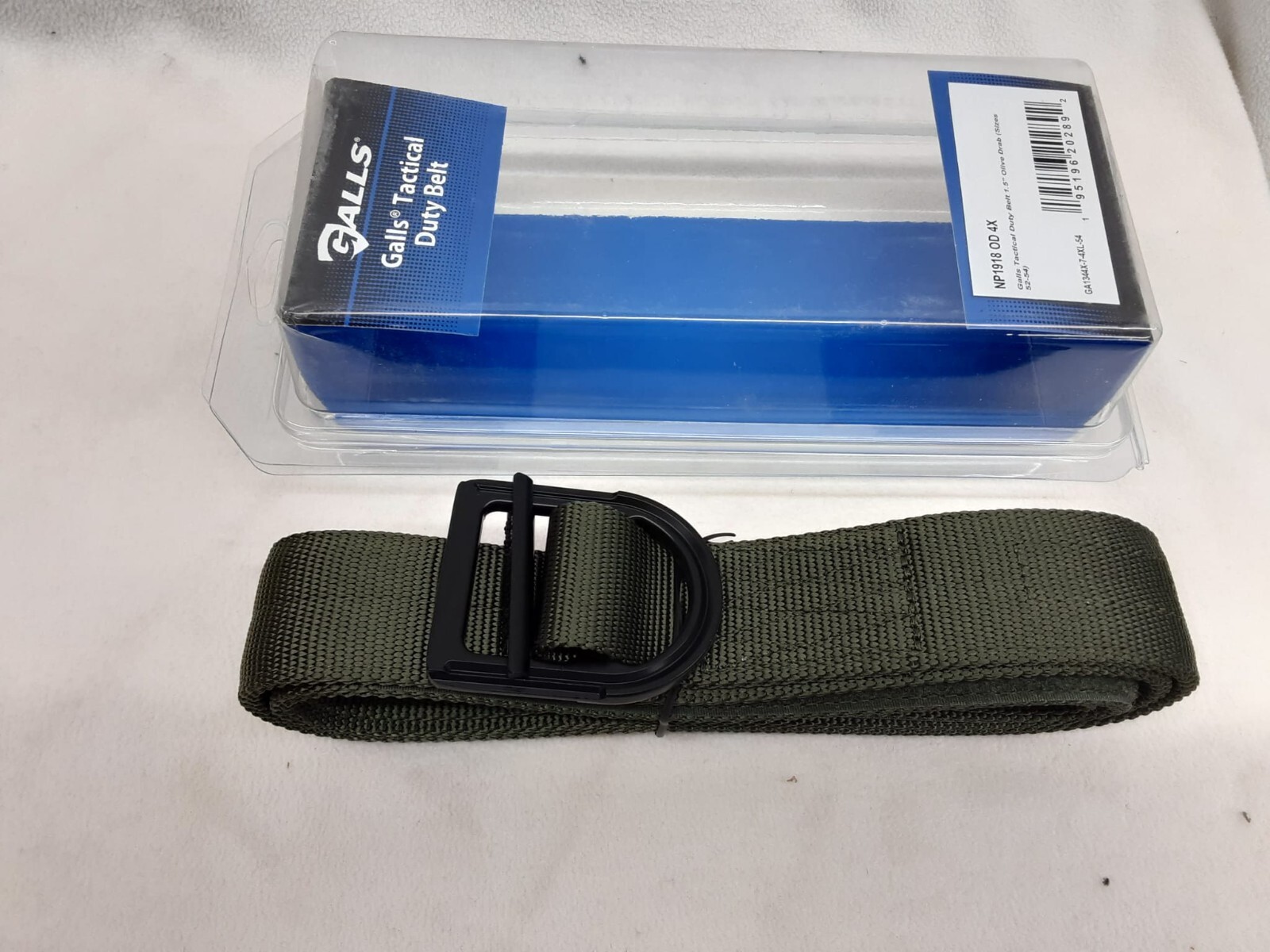 Galls Tactical Duty Belt Heavy Duty Webbing With Metal Buckle OD/Coyote 1.5 Inch