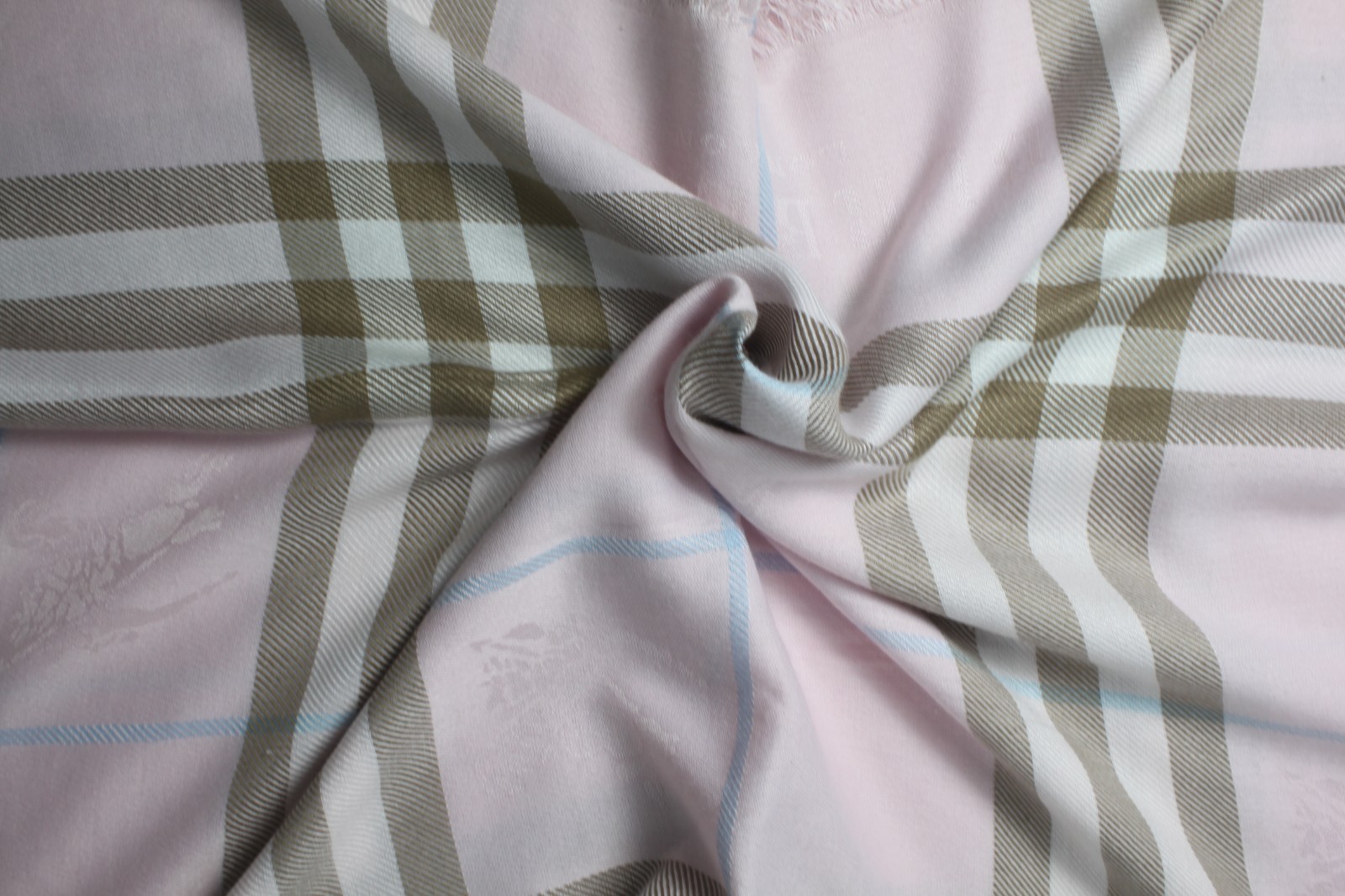 Authentic Burberry Scarf Shawl Stole Wrap 100% Cashmere Multicolor Used