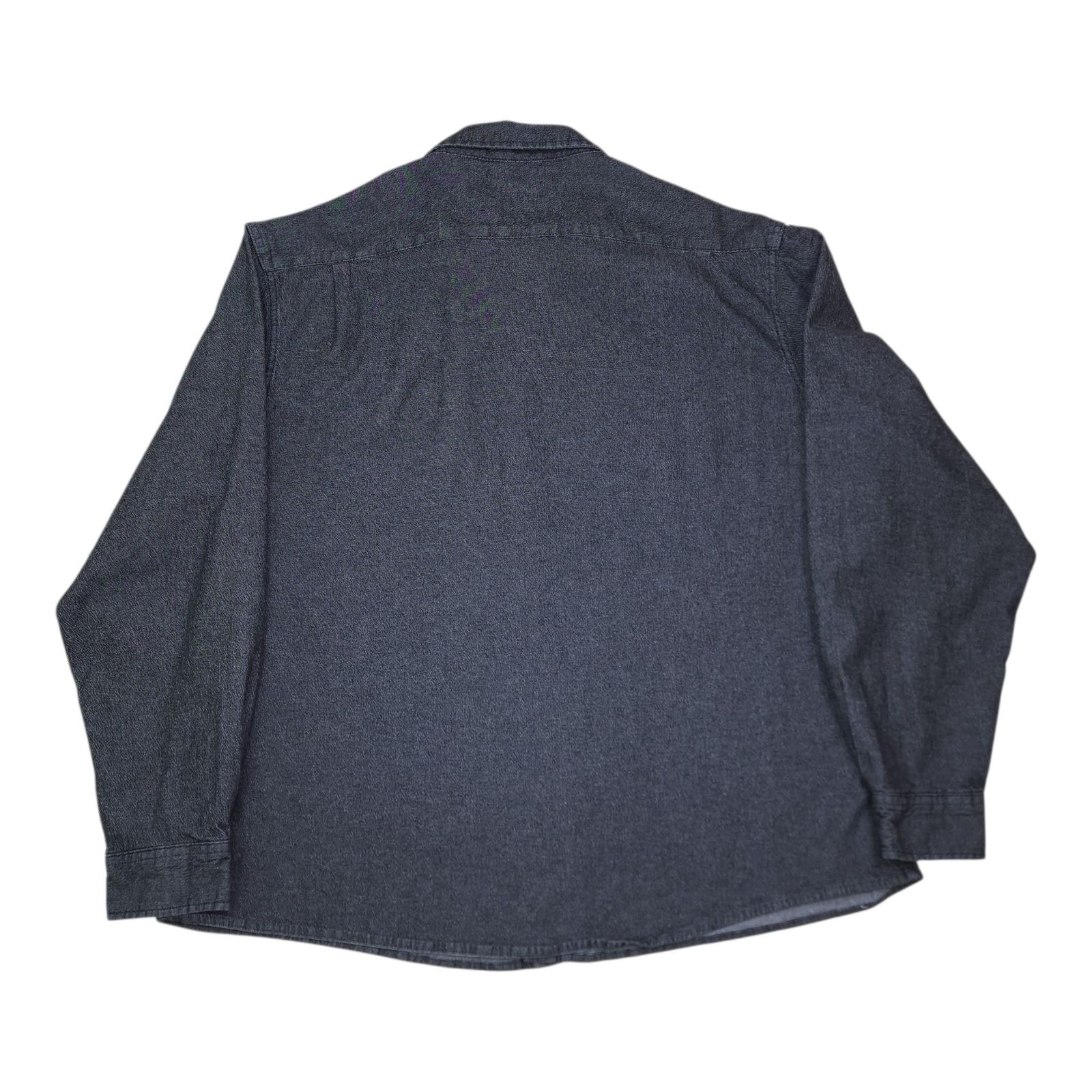 Wrangler Comfort Flex Button-Up Shirt 3XL Dark Gray 99% Cotton 1% Spandex
