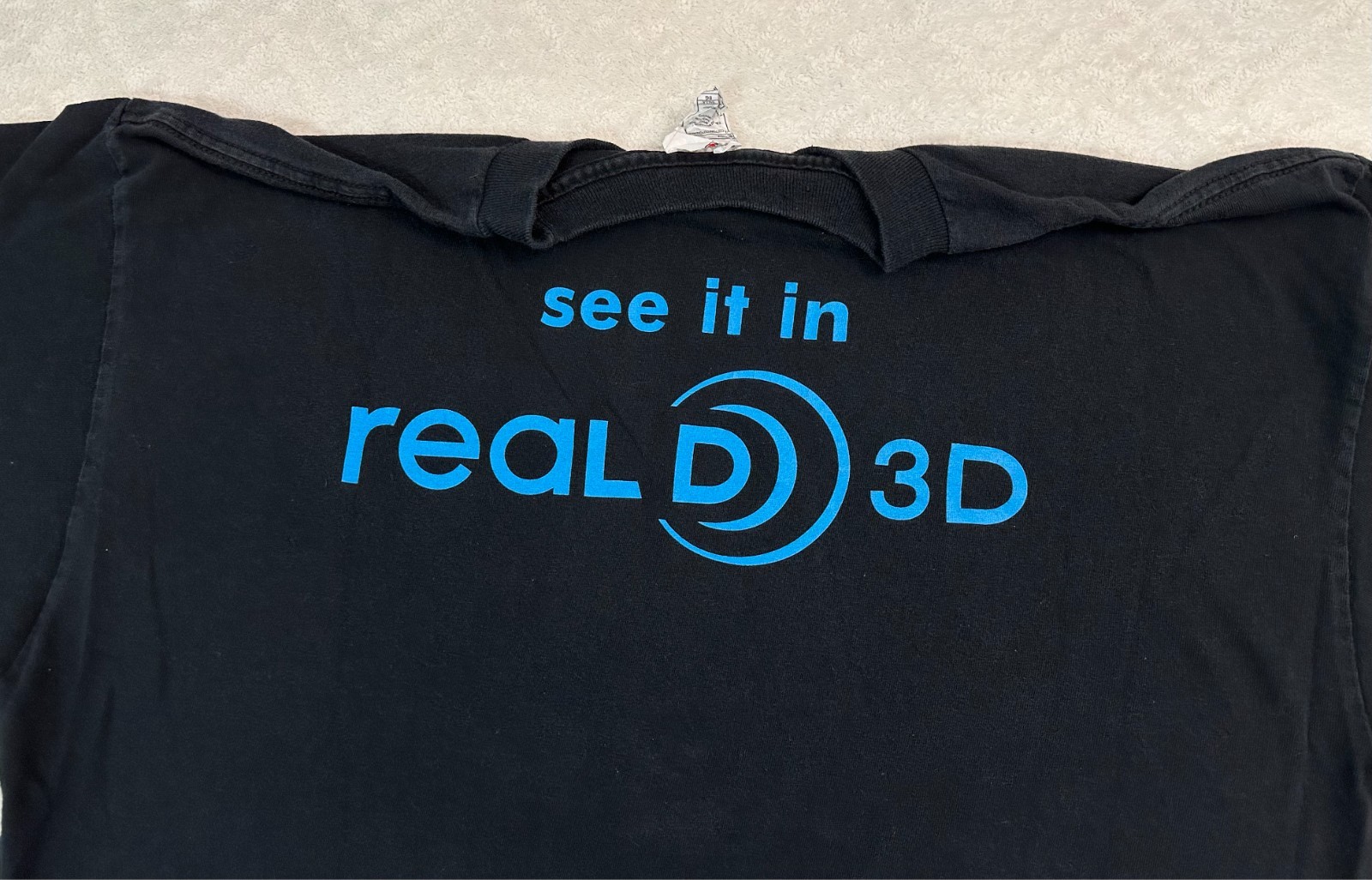 Vintage 2000s 2009 Avatar Movie RealD 3D Promotional Theatre Release T-Shirt XL