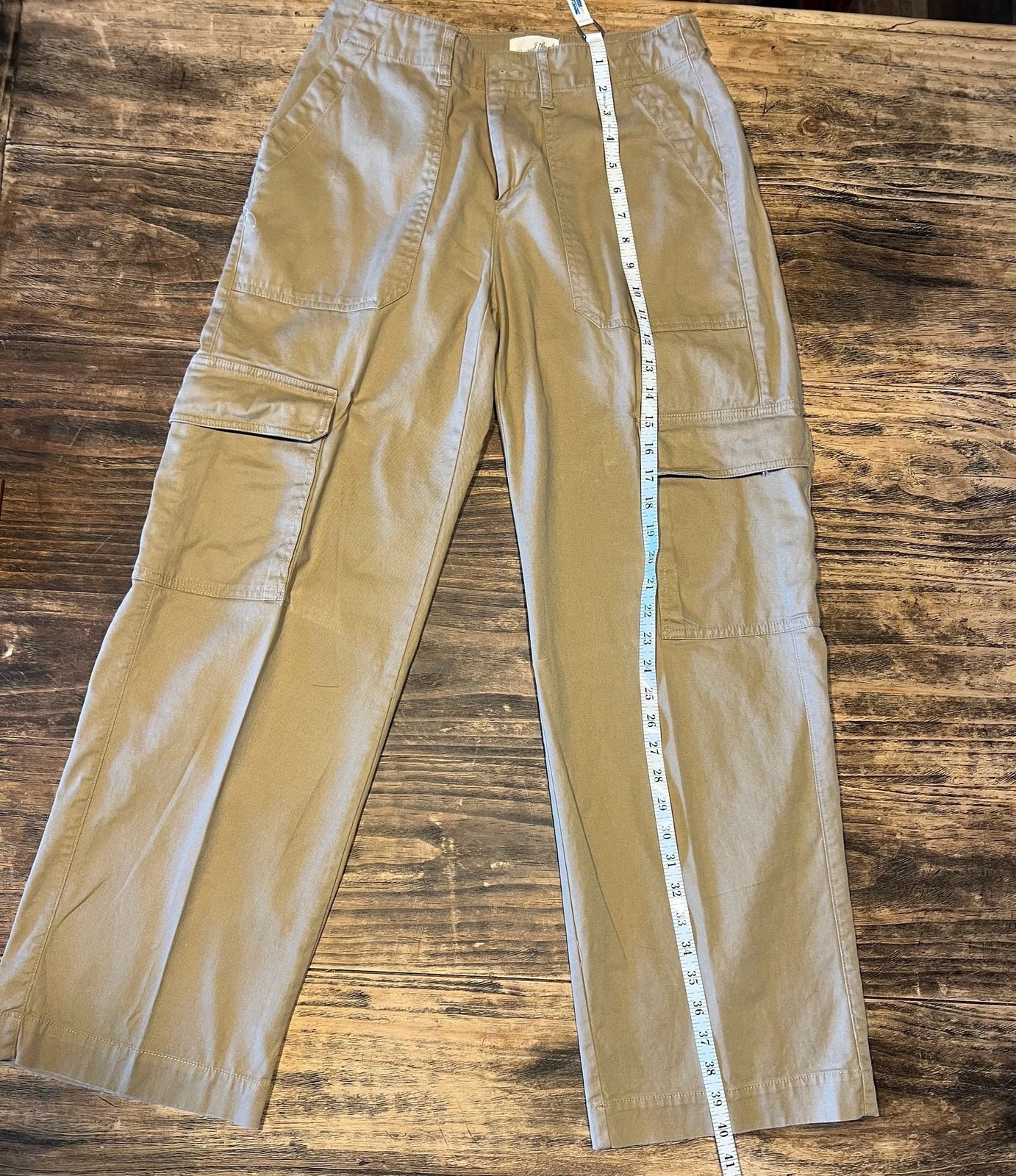 Universal Thread High-Rise Wide-Leg Cargo Pants in Khaki