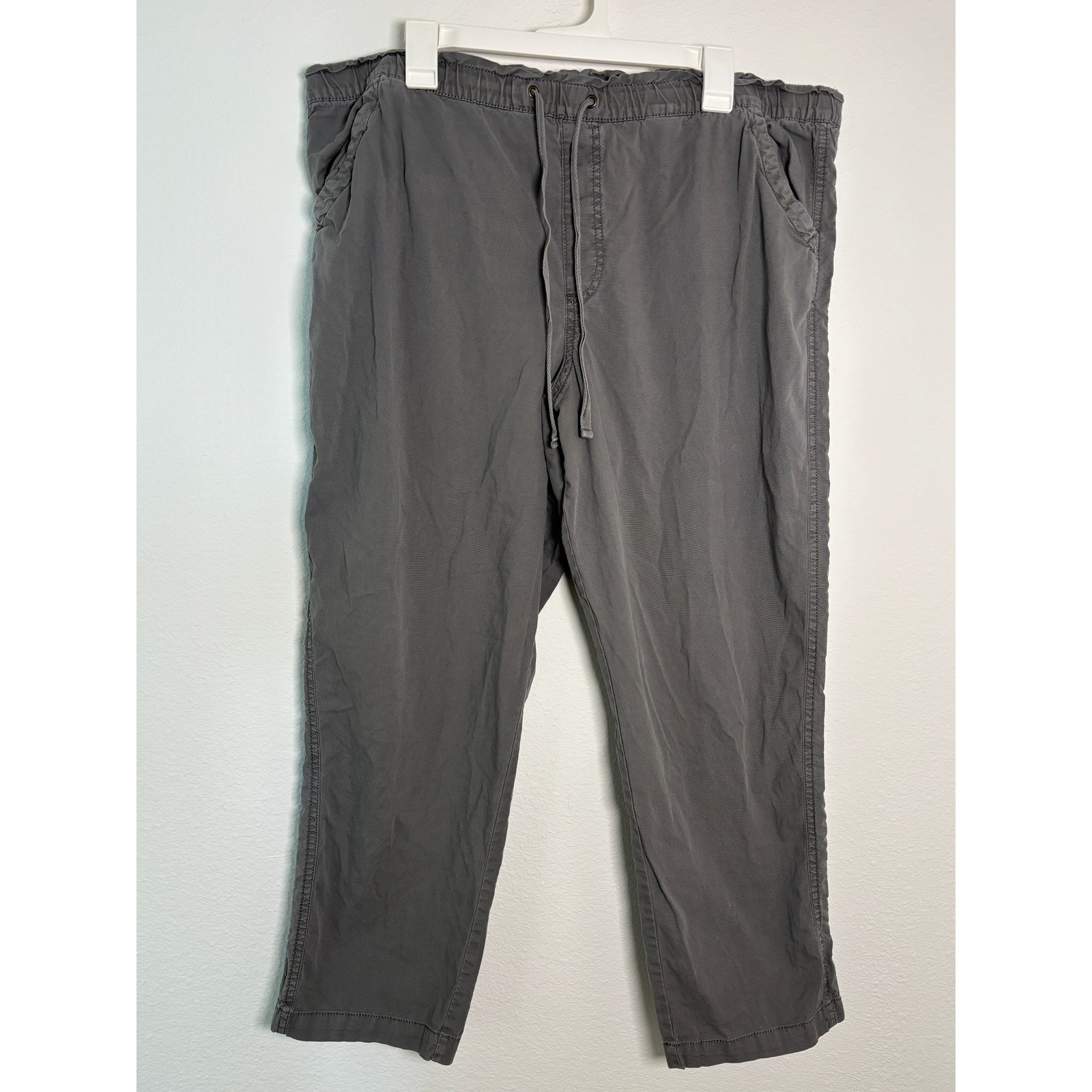 Sonoma Goods For Life Gray Drawstring Elastic Waist Casual Pants XXL Mens