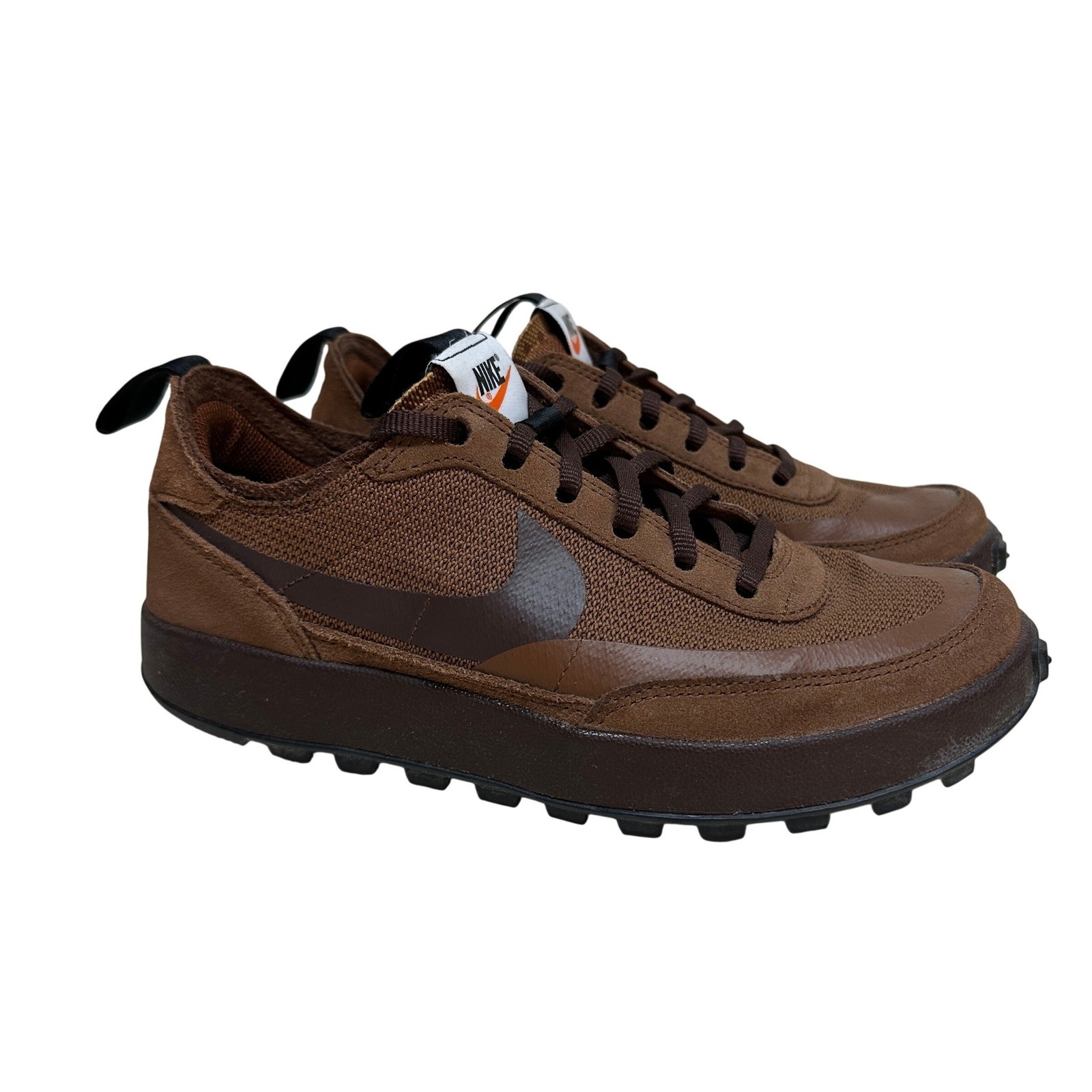 Nike x Tom Sachs General Purpose Field Shoe Pecan Brown Suede Size 7M / 8.5W