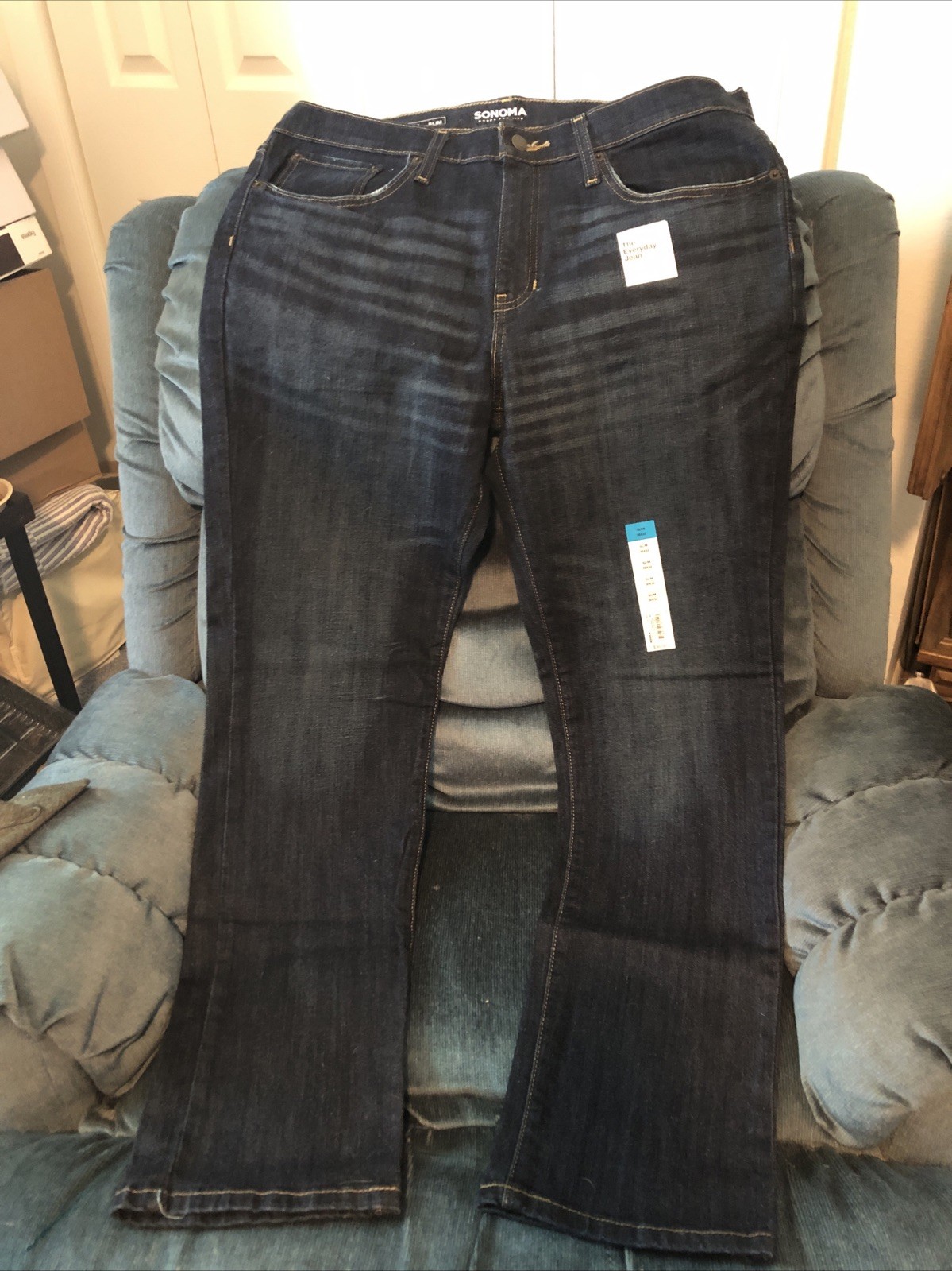 NWT Mens Sonoma Slim Fit Jeans Size 36×32