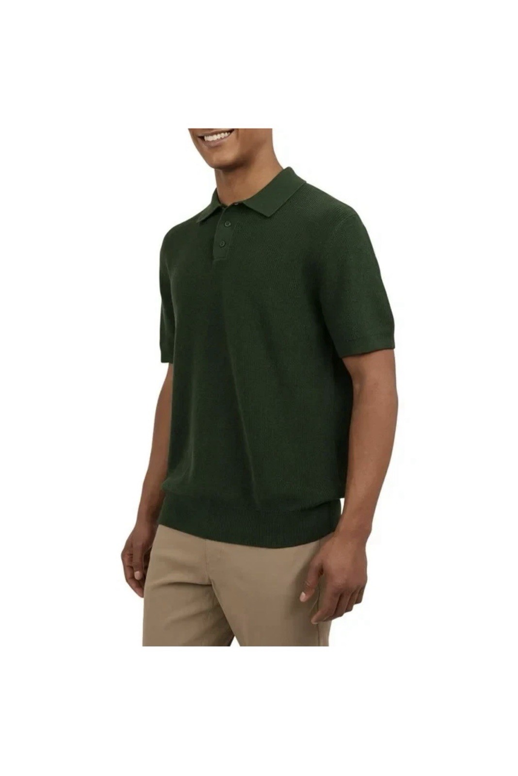 DKNY Men’s Sweater Polo Size Medium Green $89