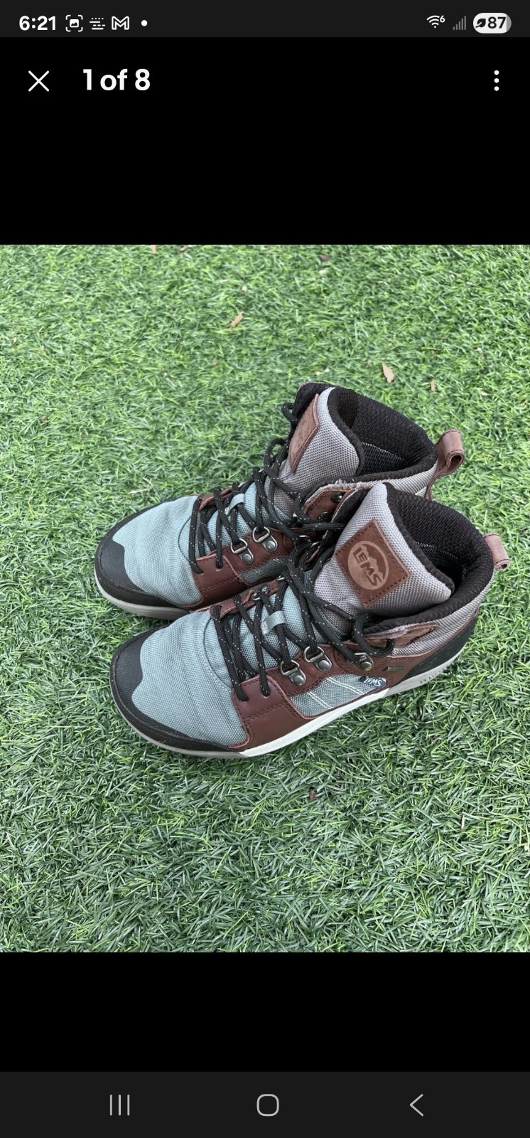 Lems Outlander Iceberg Waterproof Hiking Boots – Unisex Women 7.5 Mens 6