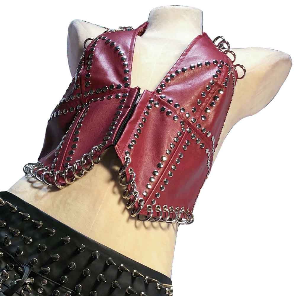 Goth Tops Emo Clothing Grunge Gothic Tank Punk Rock Clothes Spiked Y2K
