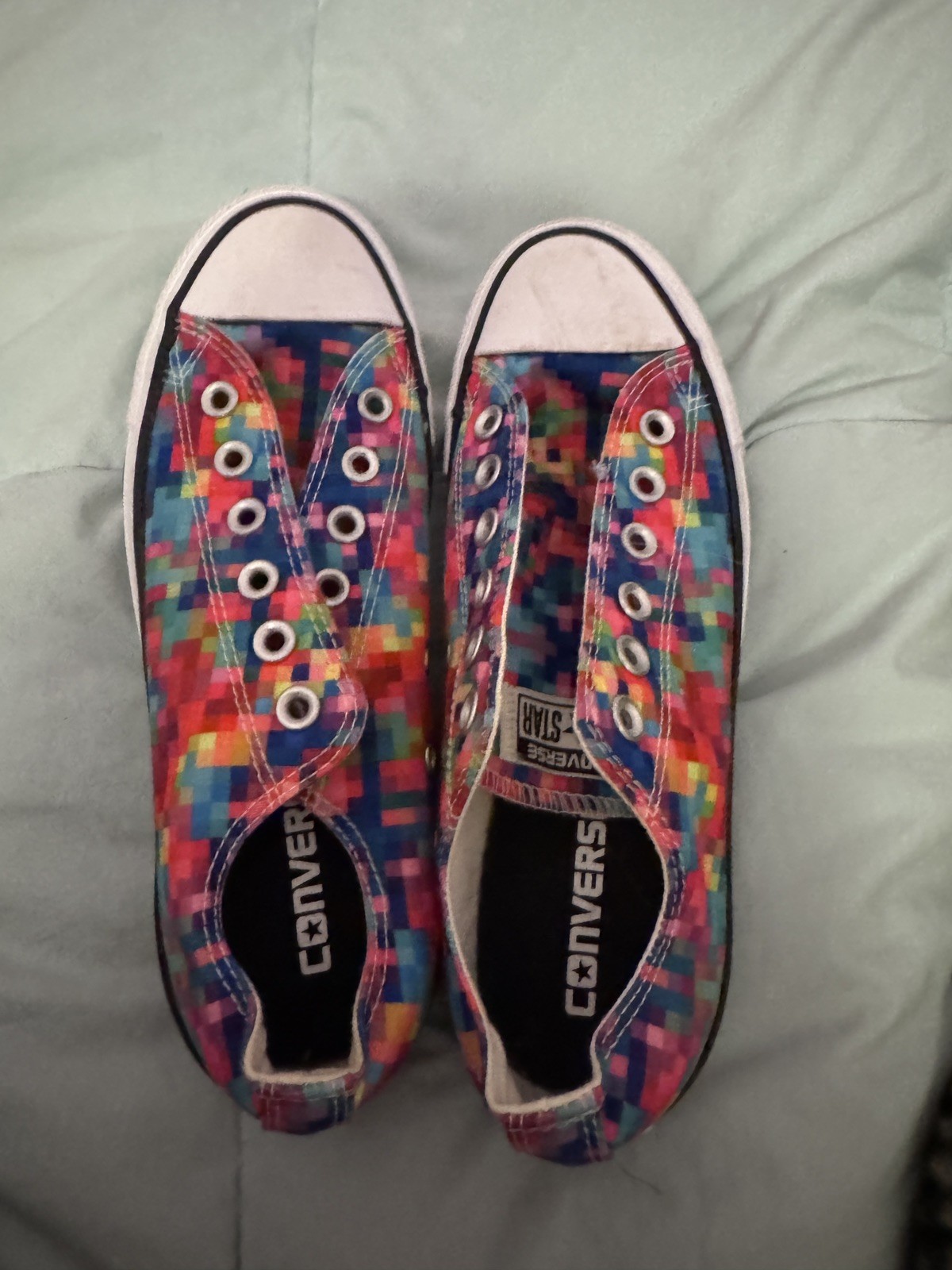 Converse All Stars Pixels Multi-color Shoes Men 4 Women’s 6