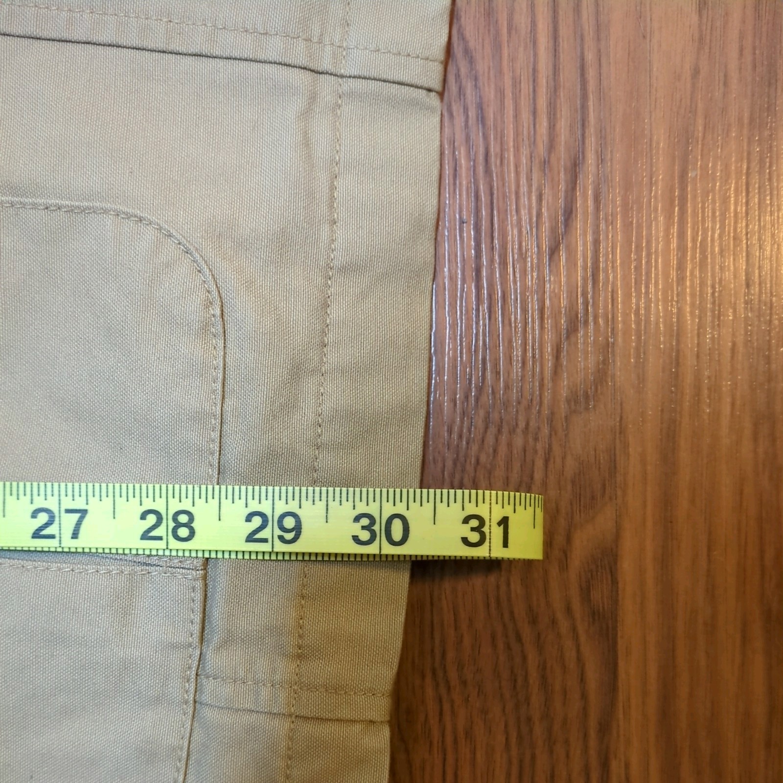 LL Bean Women Adirondack Barn Coat Size M Regular Khaki Corduroy Collar Flannel