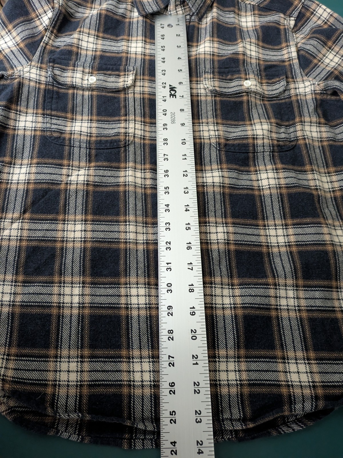 Taylor Stitch 38 Mens Button Up Shirt Flannel