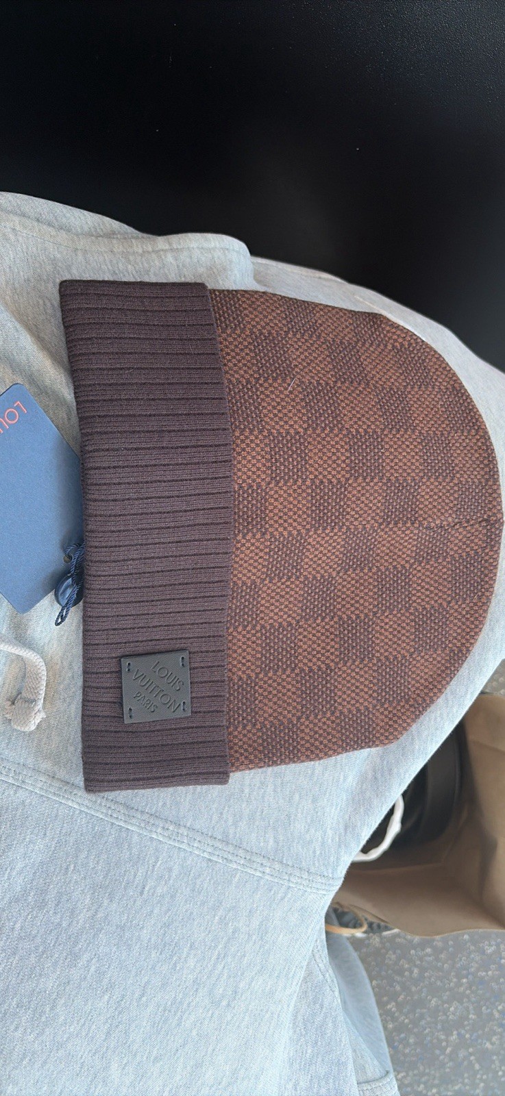 Louis Vuitton men’s Hat, very classy beanie and never worn.