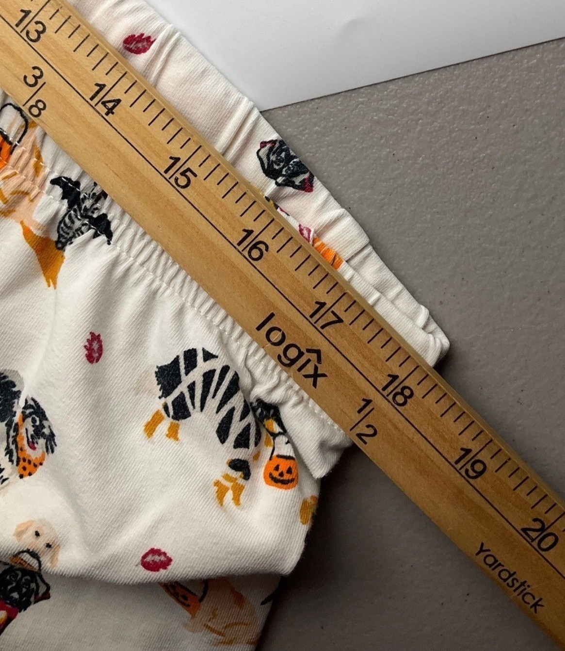 Lands End Large Halloween Novelty All Over Dog Print Pajama Lounge Pants
