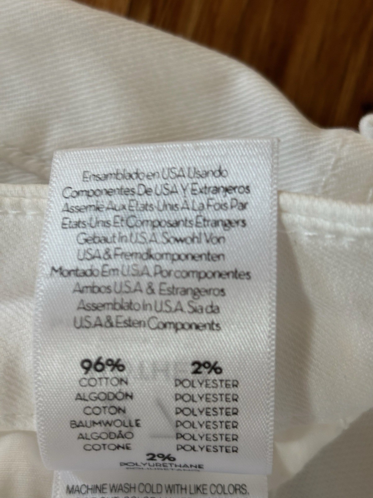 Mother Women’s White Glass Slipper High Waisted Looker Ankle Fray Jeans Size 27