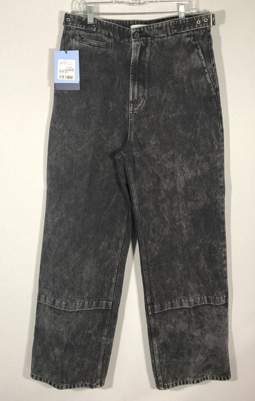Lanvin Men’s Size 36 US 50 IT Black Denim Jeans NWT