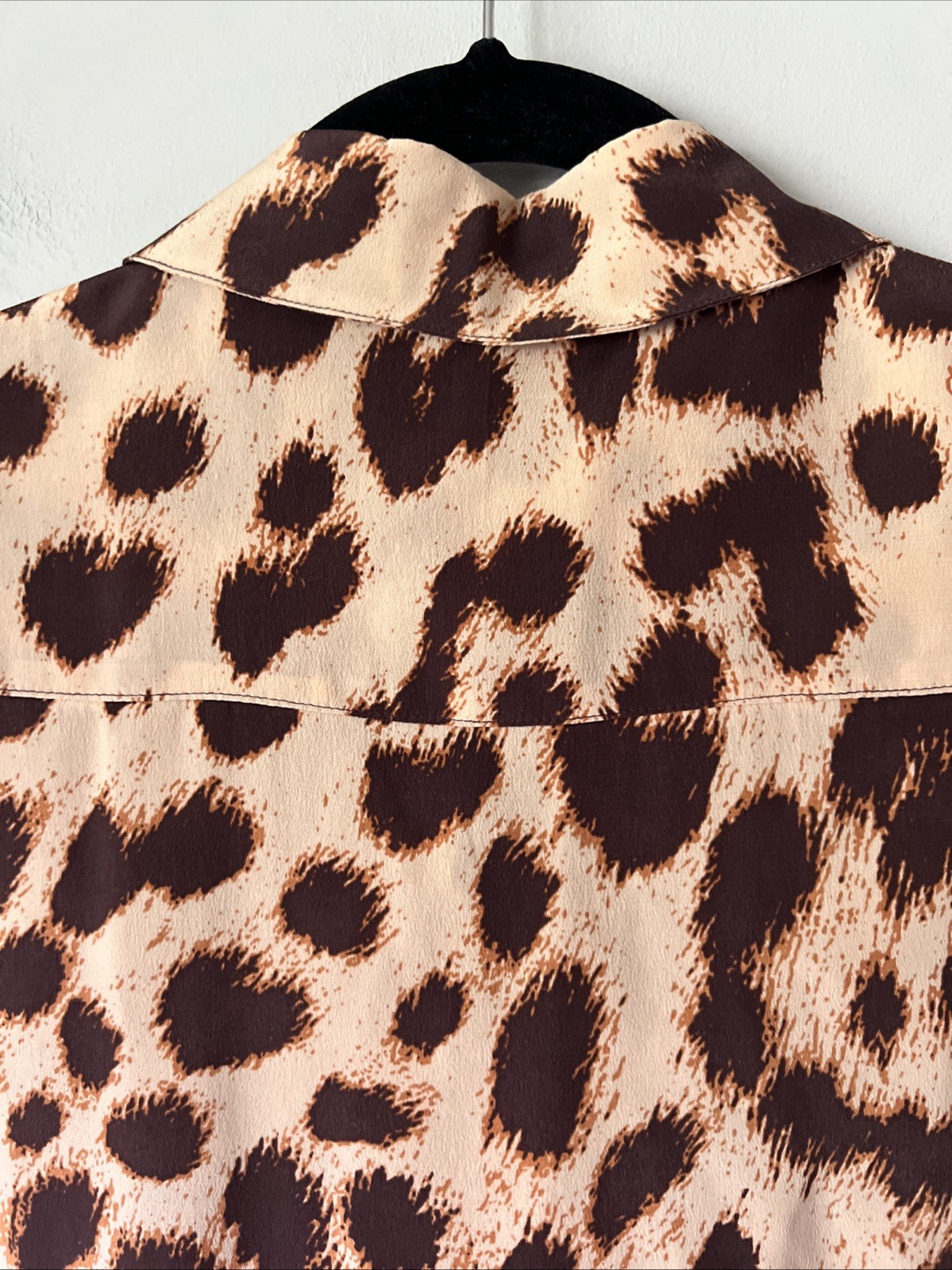 Equipment Tegan Print Silk Shirt Midi Dress in Animal Print Size M