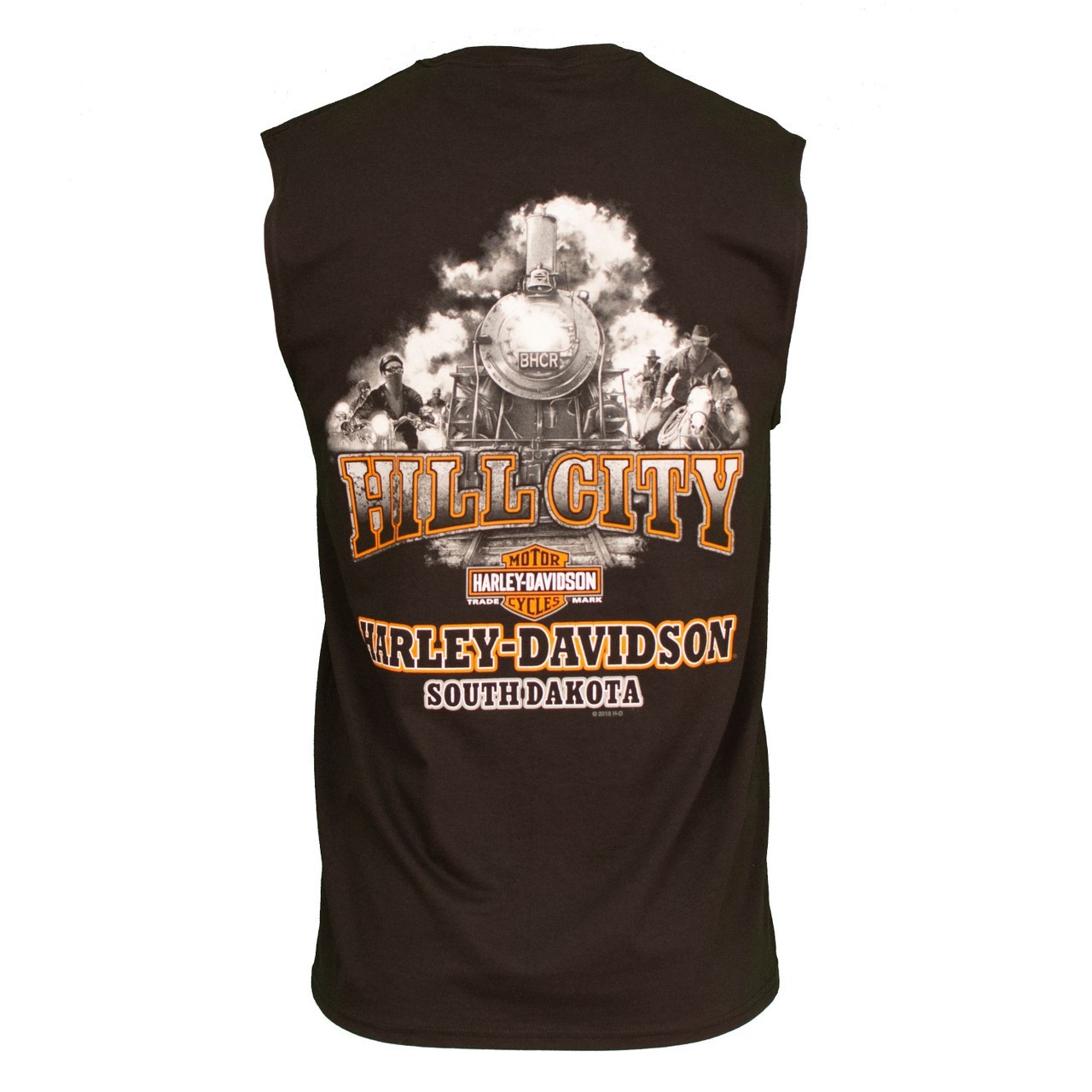 Hill City Harley-Davidson® Men’s Hold Up Black Sleeveless T-Shirt