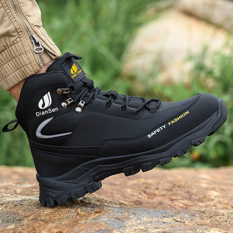 Mens Waterproof Work Boots steel toe sneakers Safety Shoes Indestructible shoes