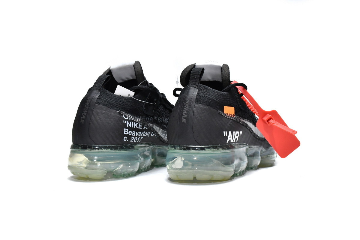 OFF-WHITE Nike Air VaporMax Black Zip Tie Designer Sneakers AA3831-002