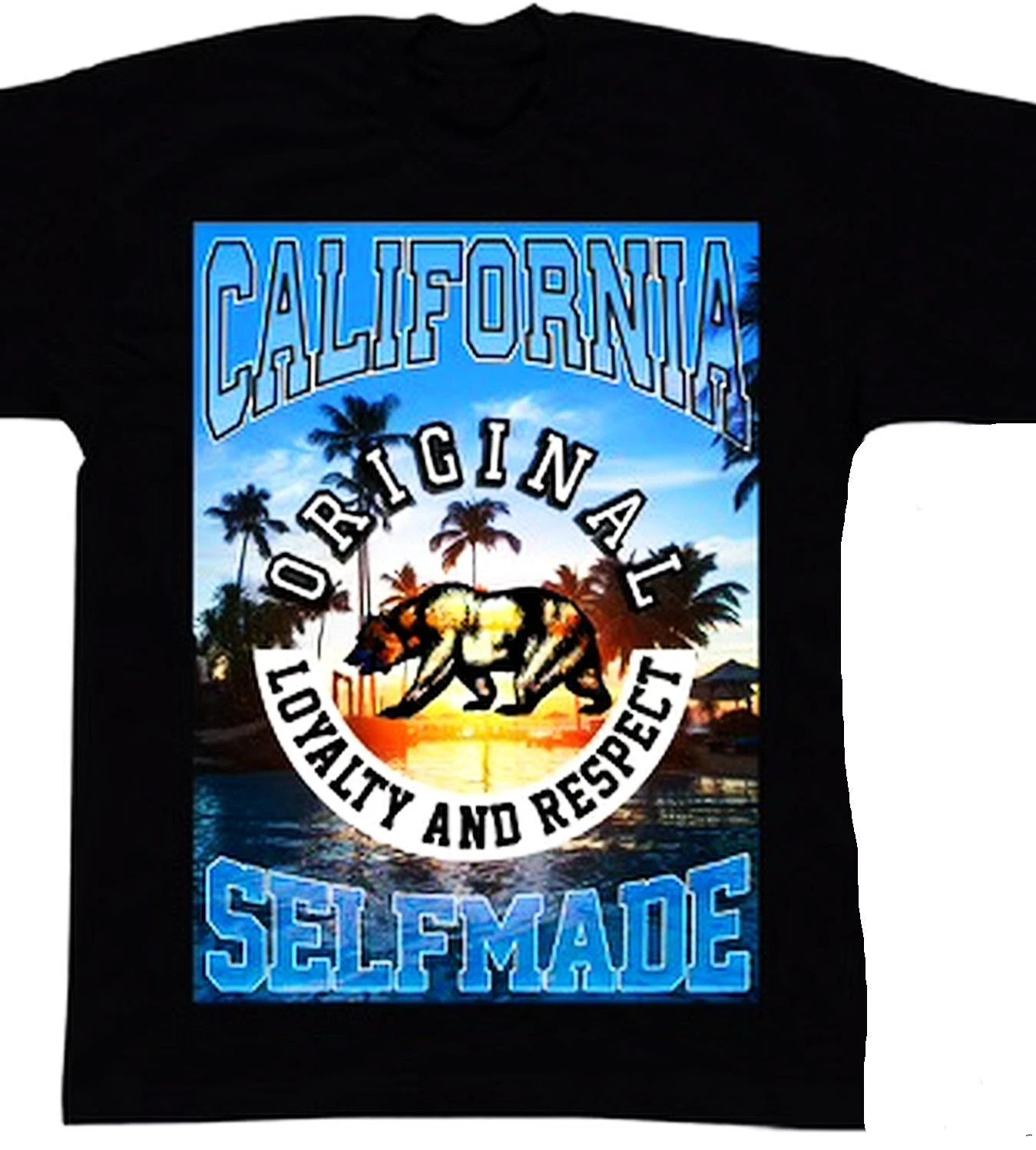California Loyalty & Respect T-Shirt Heavyweight Shaka Wear Tee Premium Quality