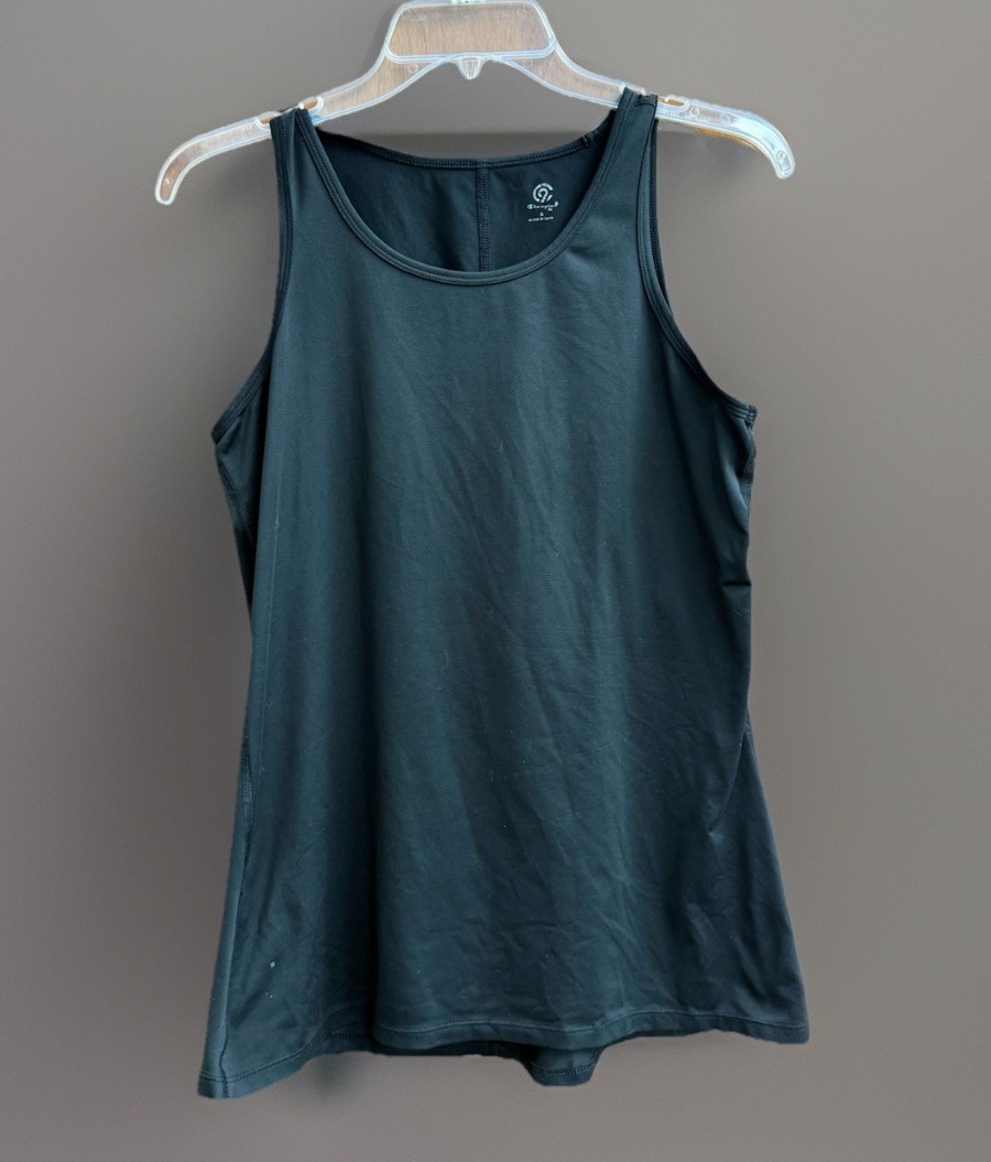 Champion Womens Active Athletic Tank Top Black Size S