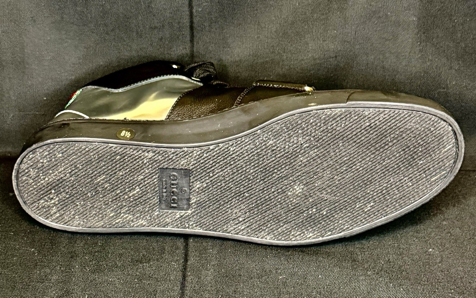 Gucci Limited Edition Metallic High Top Sneakers Men’s US 8.5 w/ Box & Dust Bag