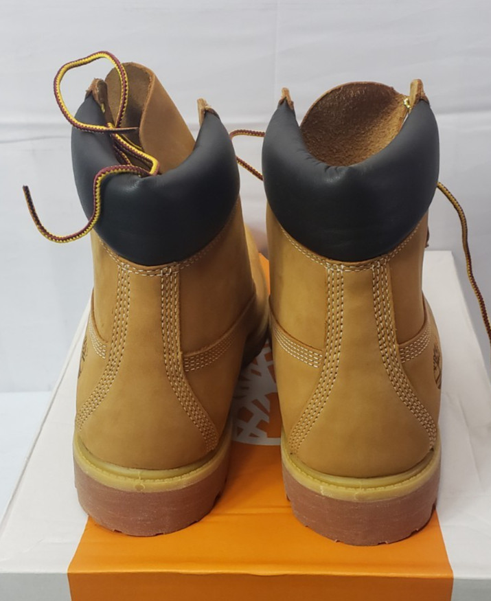 Timberland Premium 6in Waterproof Boot Wheat Nubuck Size 10 W/L *New