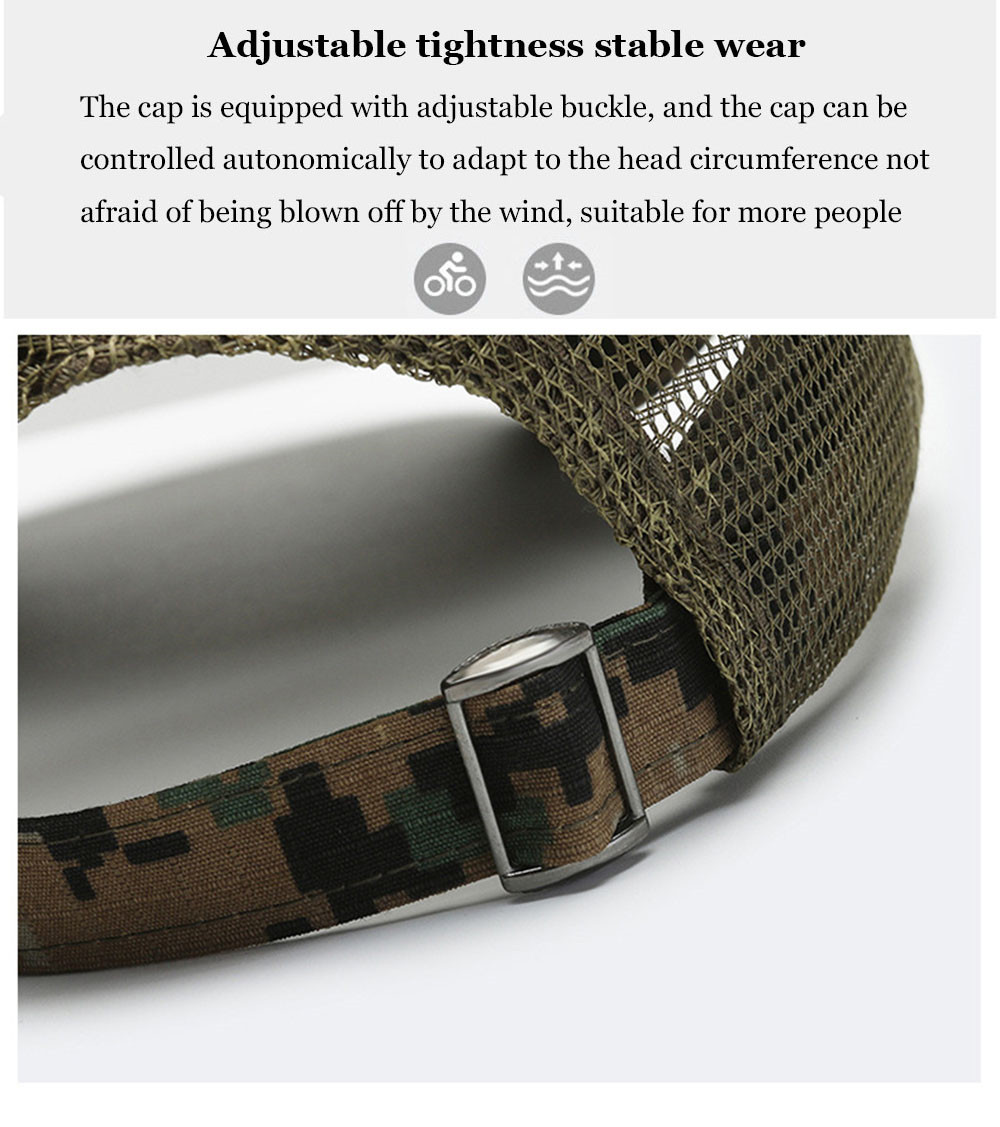 USA Flag Baseball Cap American Men Hat Detachable Patch Mesh Tactical Army Caps