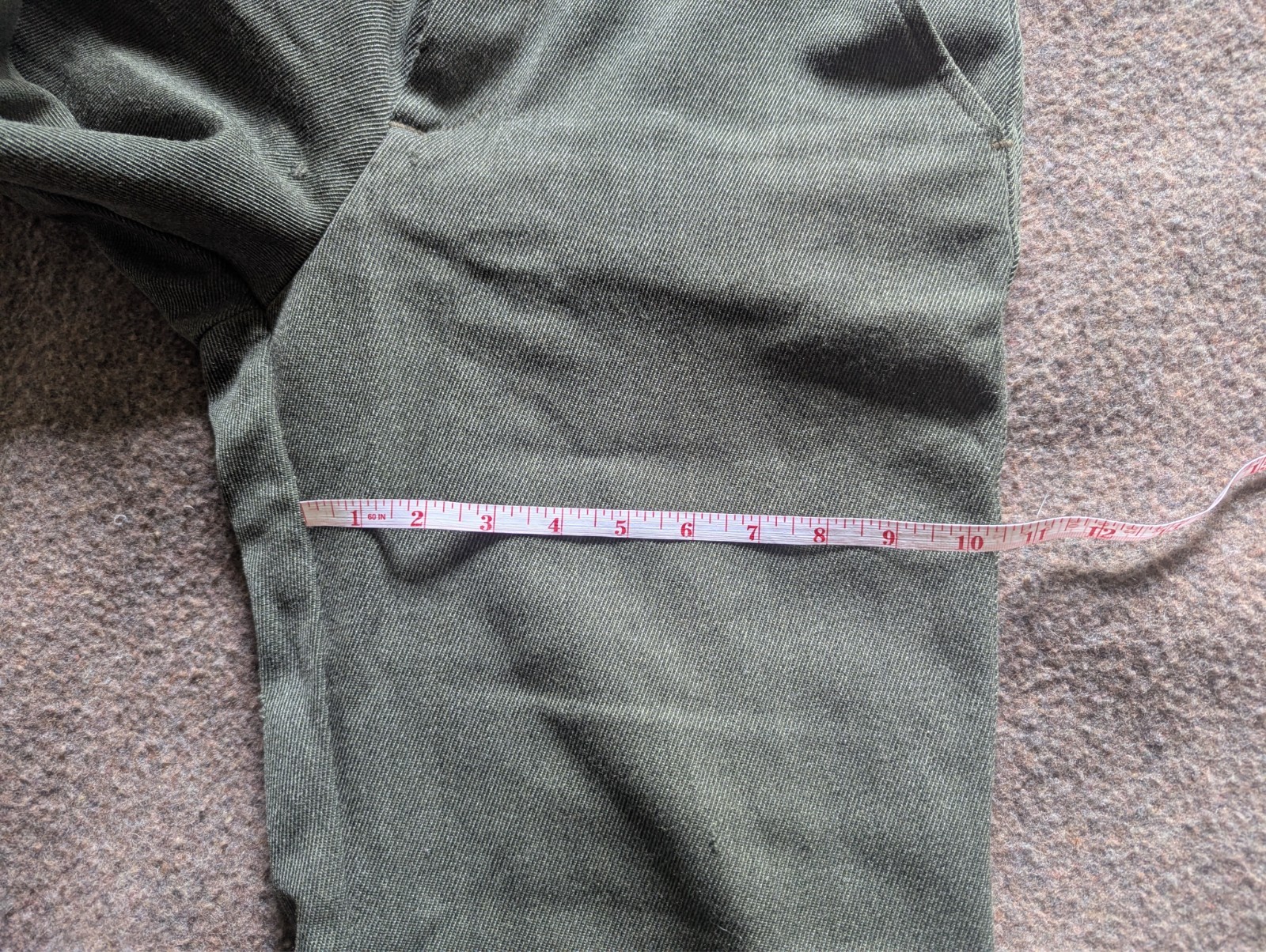 Filson mens heavy wool pants straight cut green 30×29